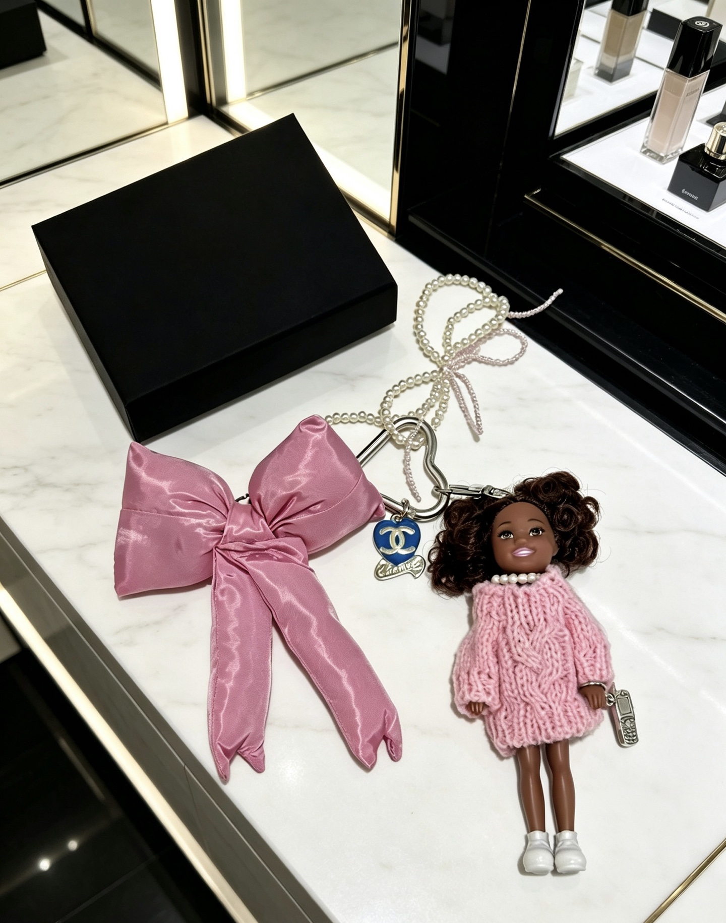 샤넬(CHANEL) 앵거 포레스트 멀티 참 키링 악세사리