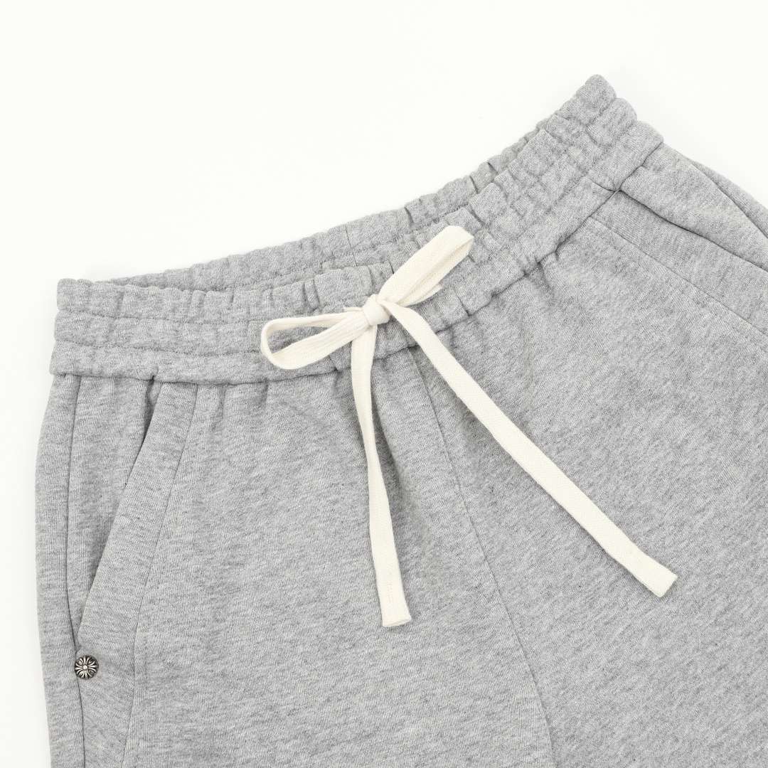 크롬하츠(CHROME HEARTS) 크로스 아플리케 자수 쇼츠 하의 의류