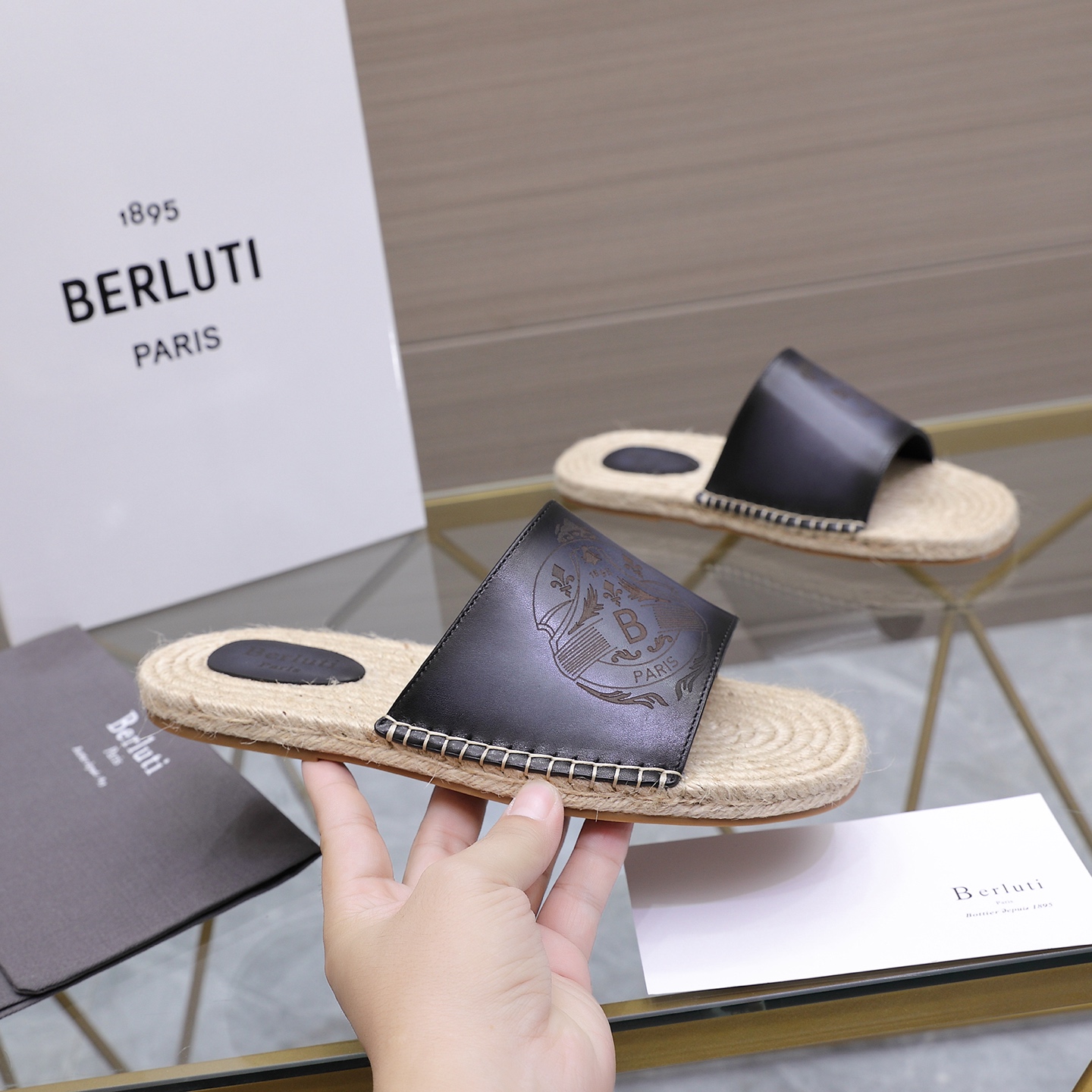 Berluti 벨루티 에지(Edge) Alessandro 알레산드로 슬리퍼 신발