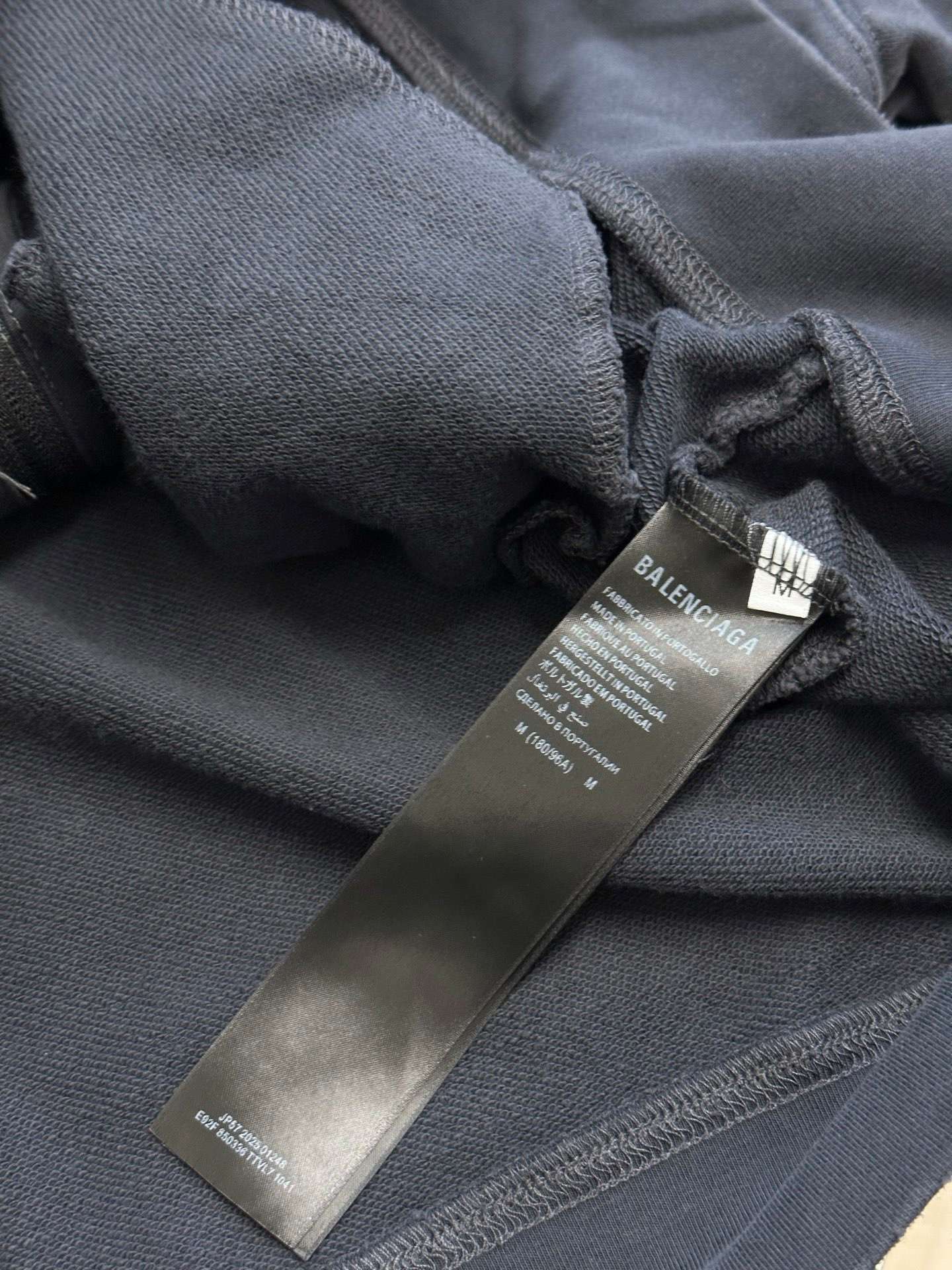 발렌시아가(BALENCIAGA) 워싱 프린트 오버핏 후드 집업 의류