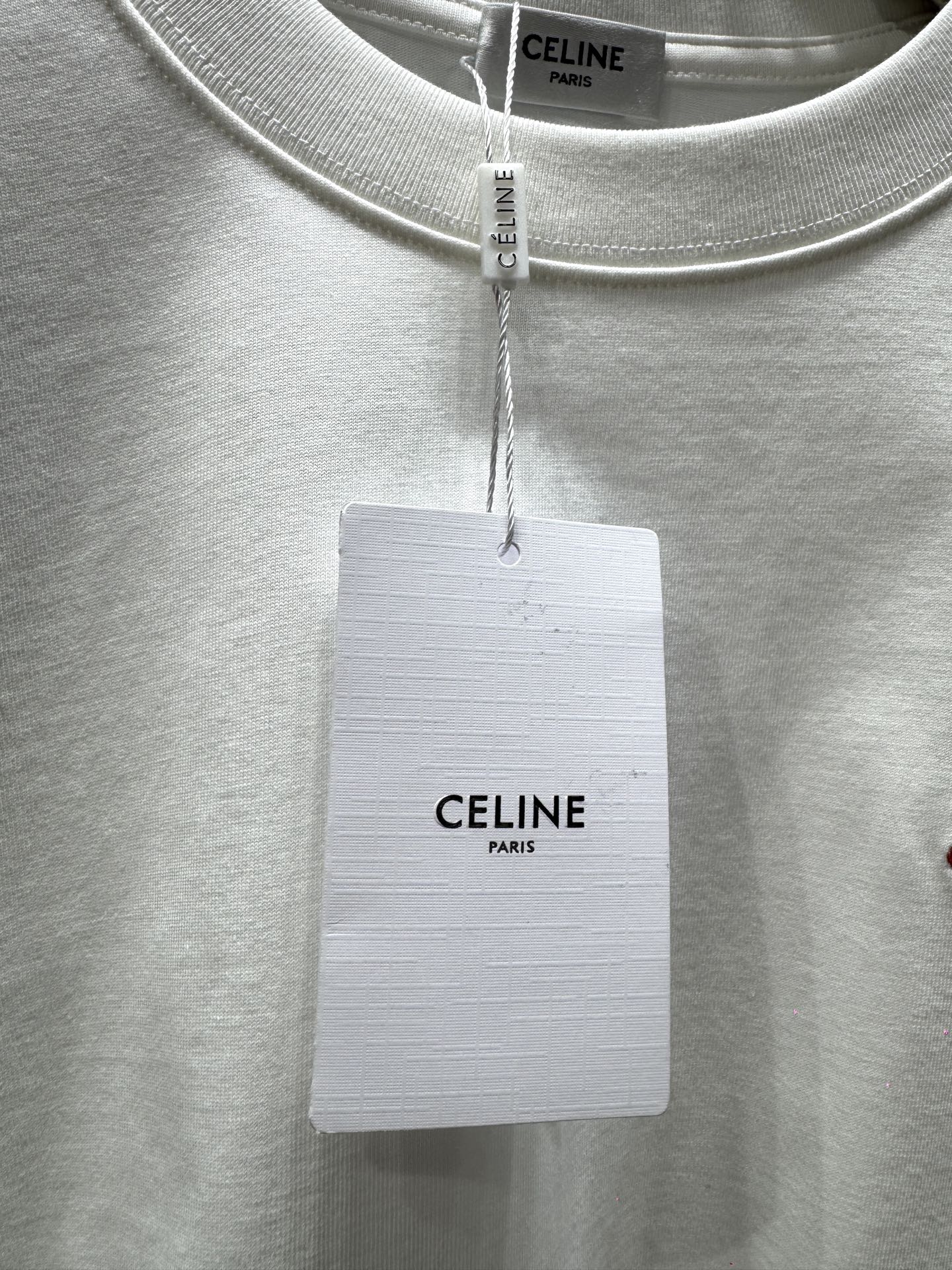 셀린느(CELINE) 트리옹프 자수 반팔 티셔츠 상의 의류