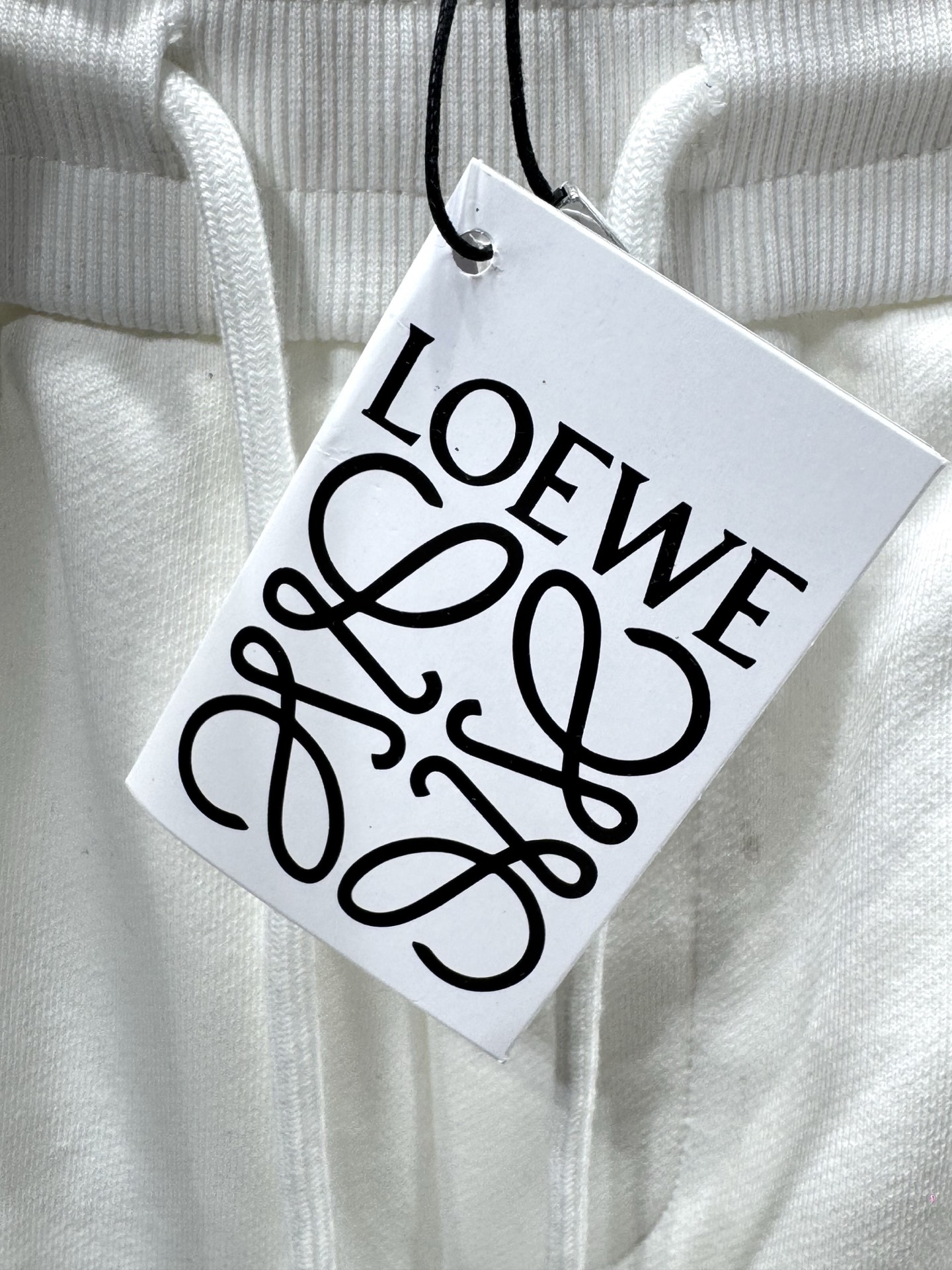 로에베(LOEWE) 로고 자수 스웨트 쇼츠 바지 의류