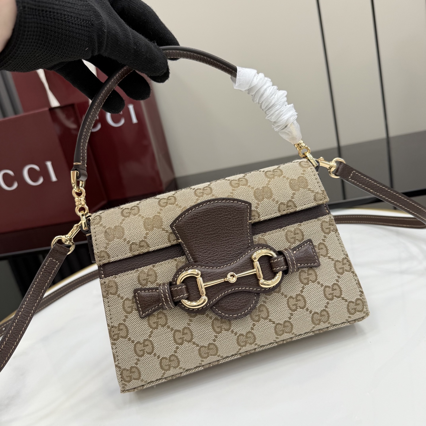 Gucci Horsebit 구찌 탑 핸들백 가방