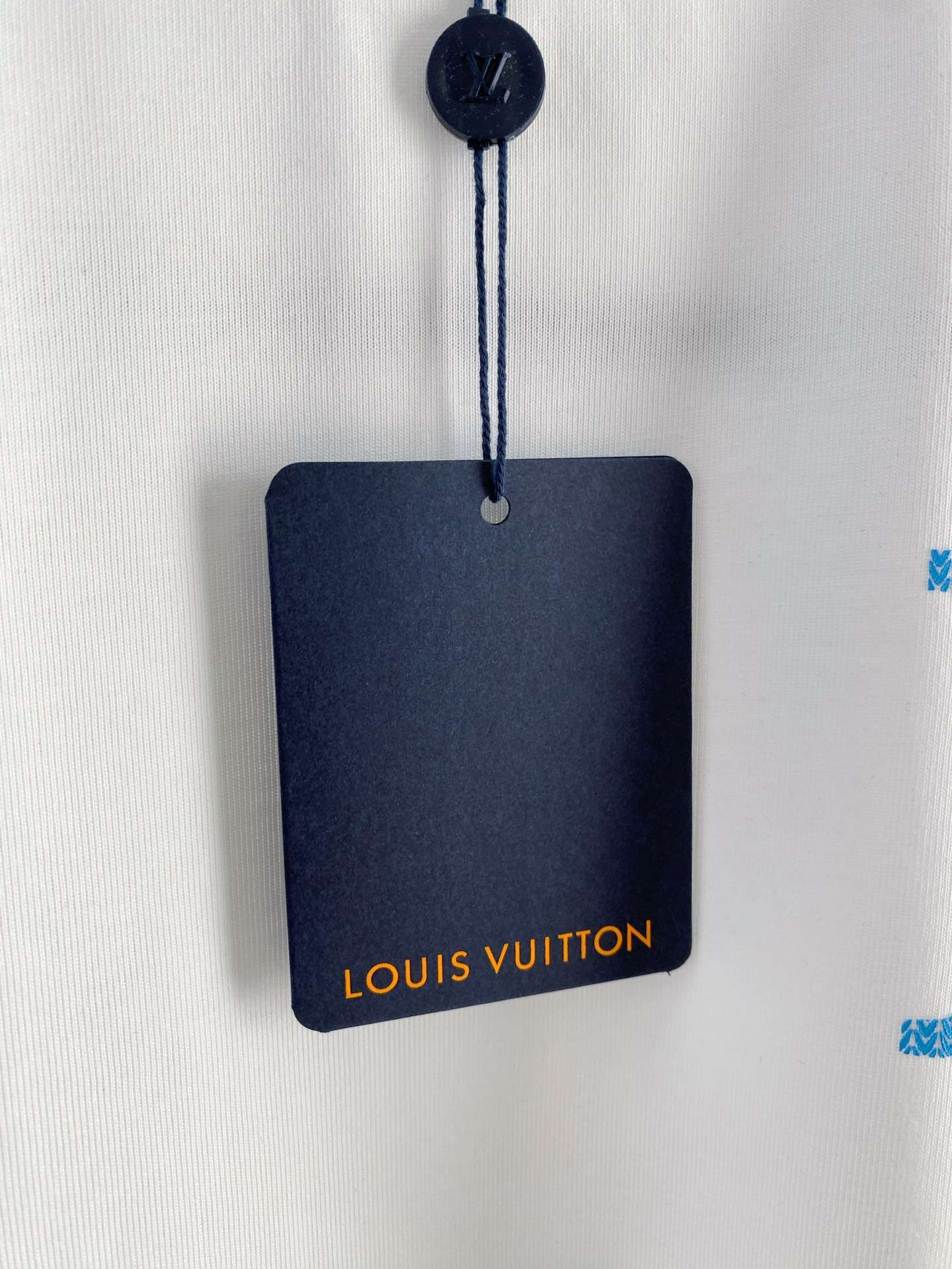 루이비통(LV) 백 레터링 프린트 반팔 티셔츠 상의 의류