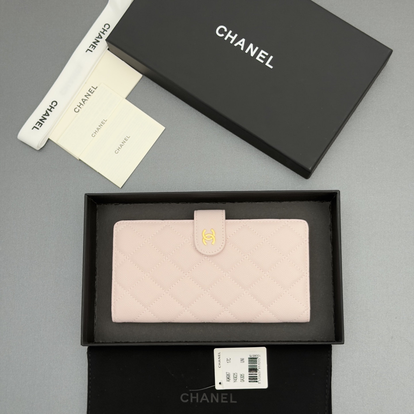 Chanel 샤넬 퀼팅 롱 월렛 지갑 복제