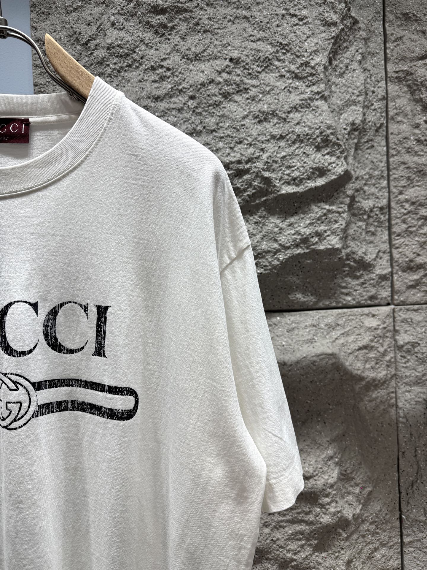 구찌(GUCCI) 빈티지 레터링 반팔 티셔츠 상의 의류