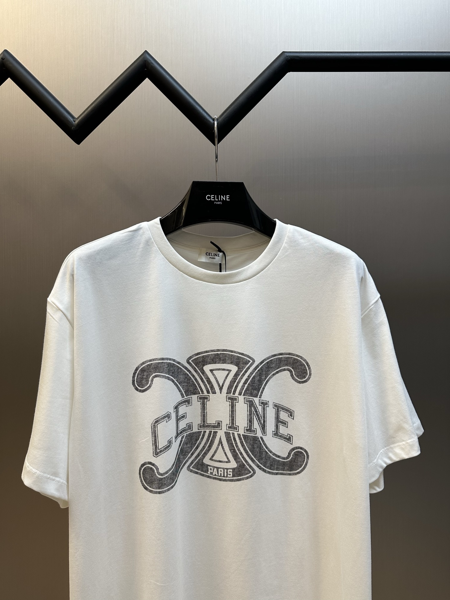 셀린느(CELINE) 아크 드 트리옹프 프린트 반팔 티셔츠 의류