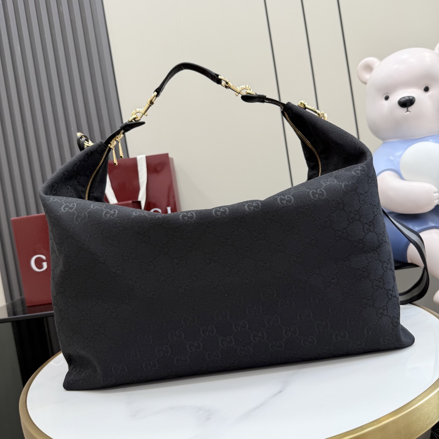 GUCCI 구찌 Gucci NY 컬렉션 브레라(Brera) 캔버스 토트백 - 라지 가방