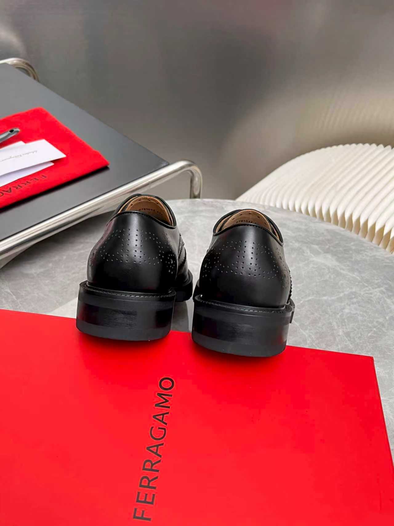 Ferragamo 페라가모 클래식 남성 더비 슈즈 구두 신발