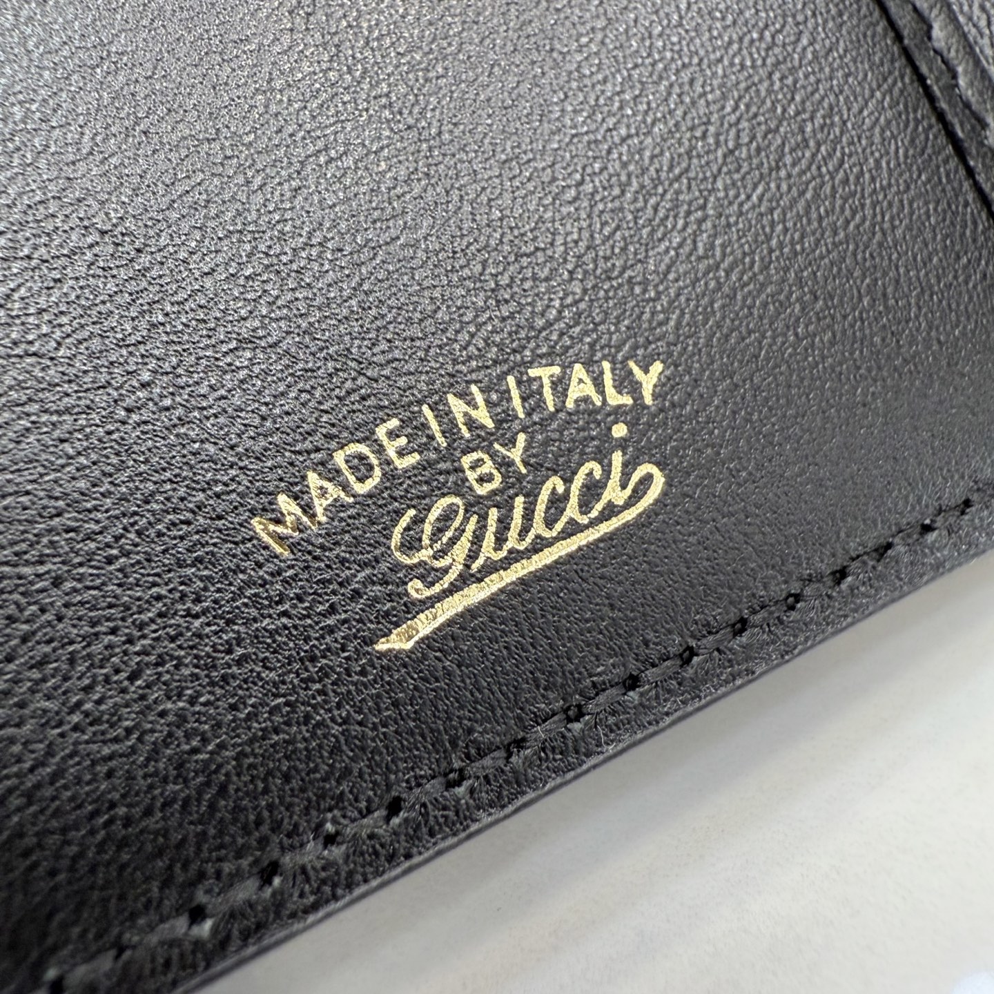 [Gucci] 구찌 26SS 레더 홀스빗 웹 삼단 지갑