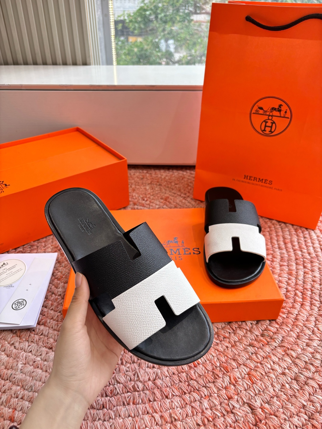 에르메스(HERMES) H 스트랩 슬리퍼 샌들 신발 복제