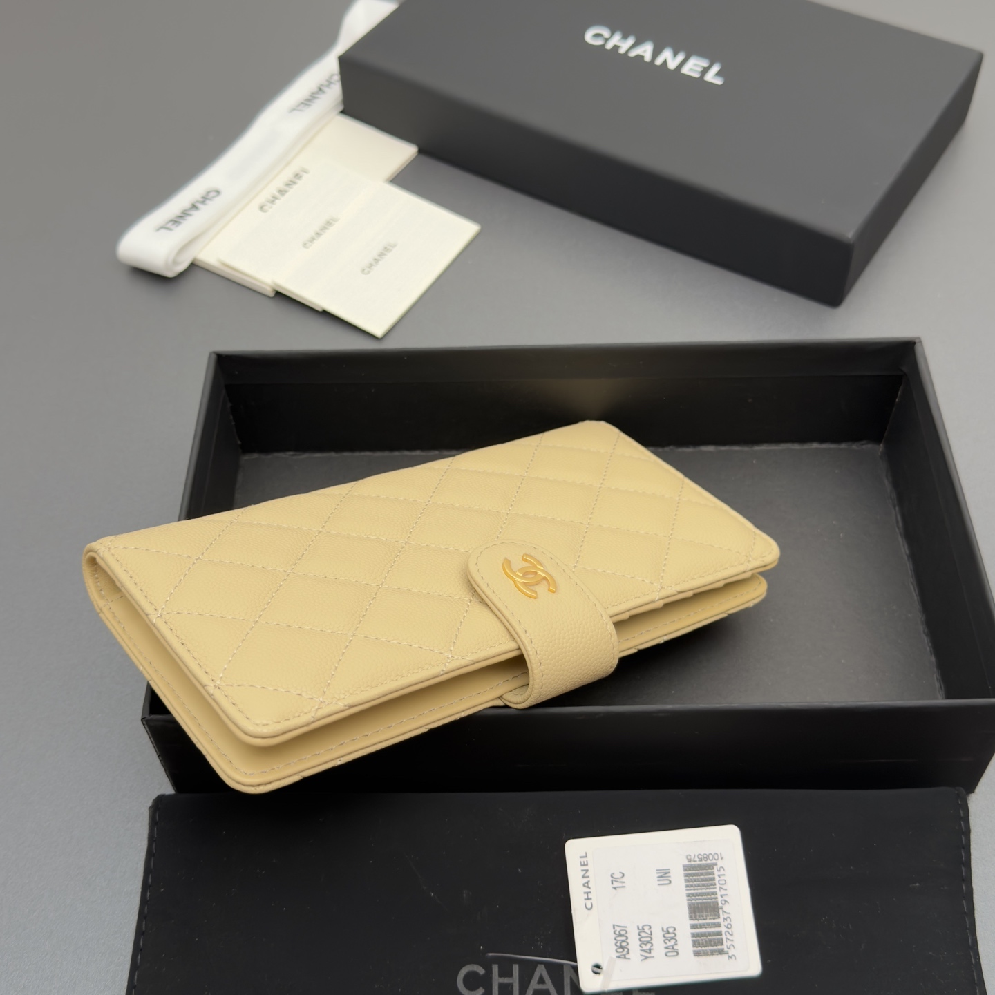 Chanel 샤넬 퀼팅 롱 월렛 지갑 복제