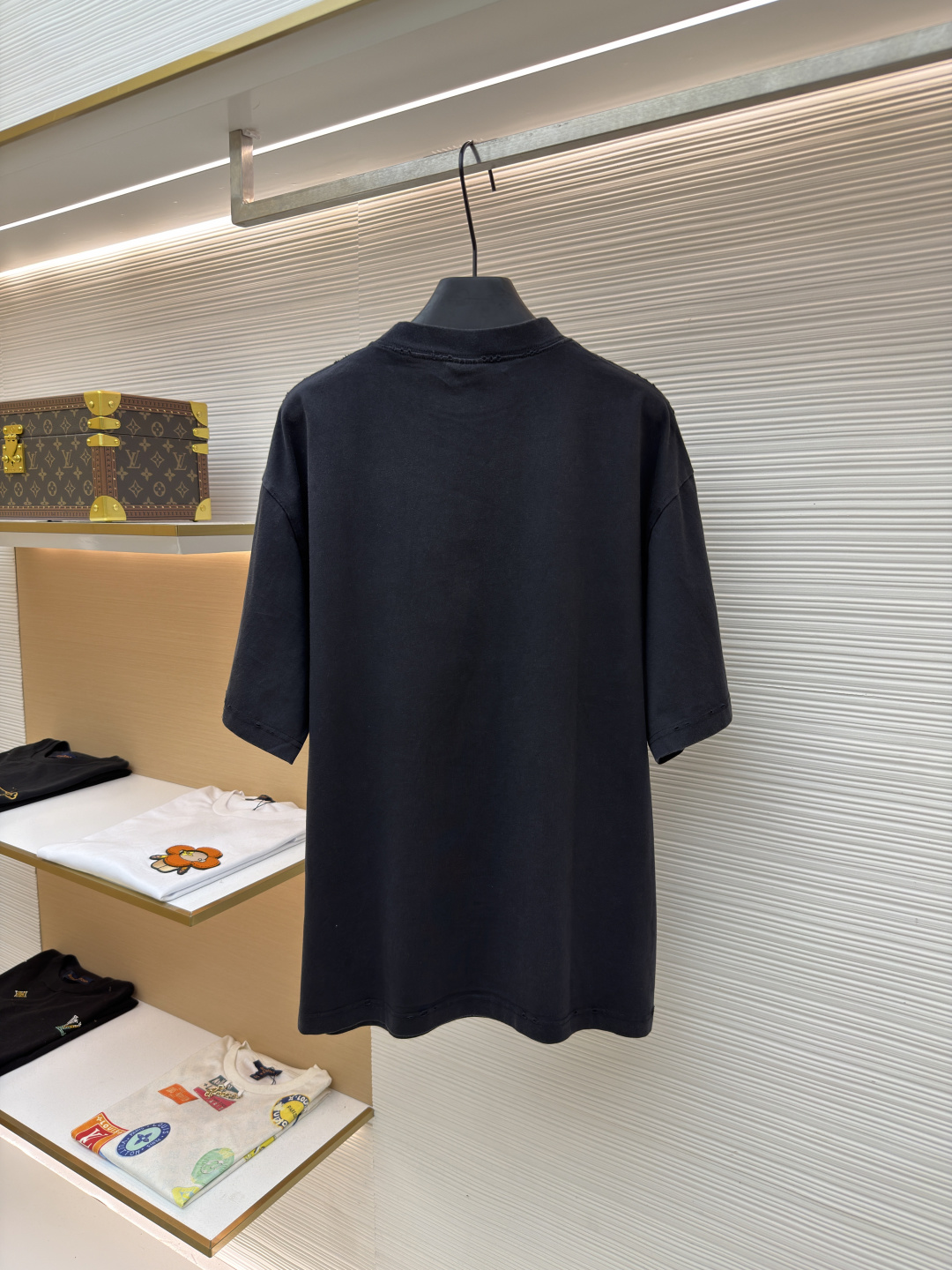 발렌시아가(BALENCIAGA) 멜팅 프린트 티셔츠 상의 의류