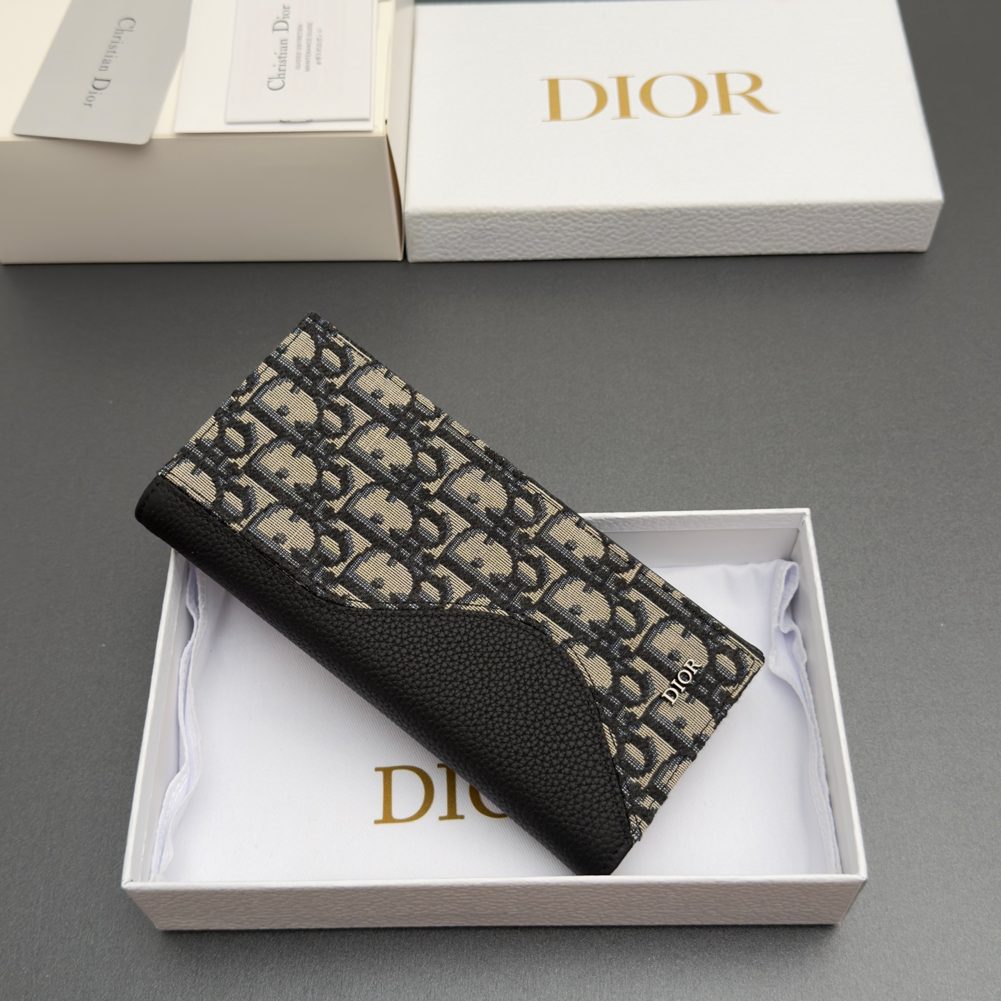 Dior 디올 맨즈 롱 바이폴드 지갑 복제