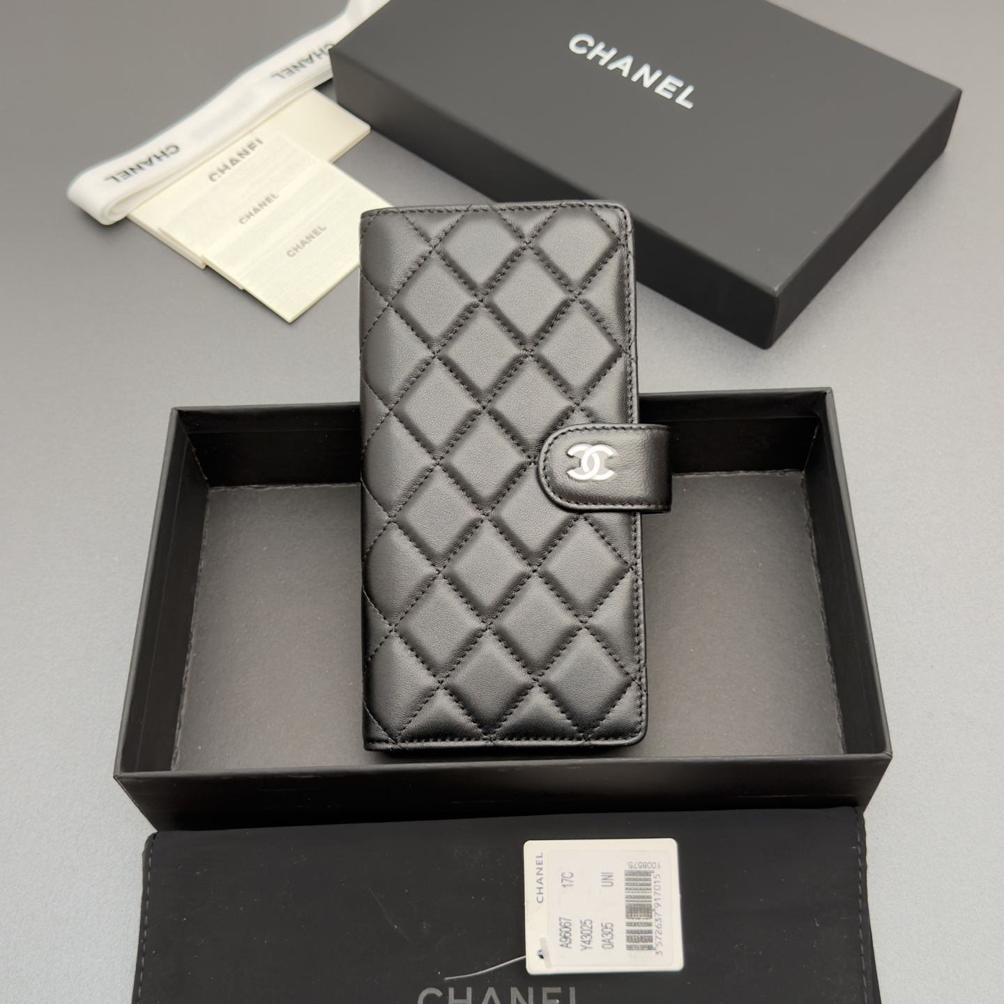 Chanel 샤넬 퀼팅 롱 월렛 지갑 복제
