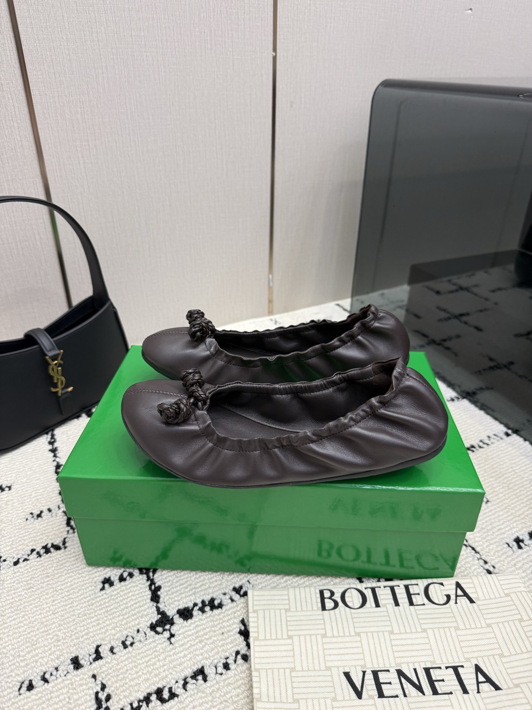 보테가 베네타(BOTTEGA VENETA) 판타스미나 발레리나 플랫 신발