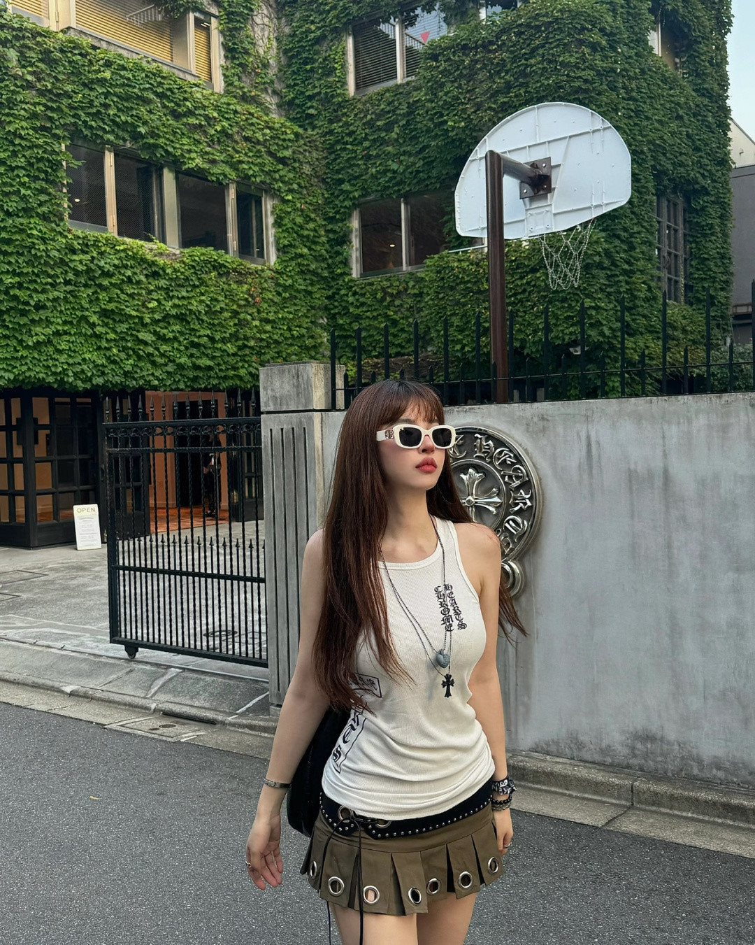 크롬하츠(CHROME HEARTS) 골지 니트 나시 상의 의류