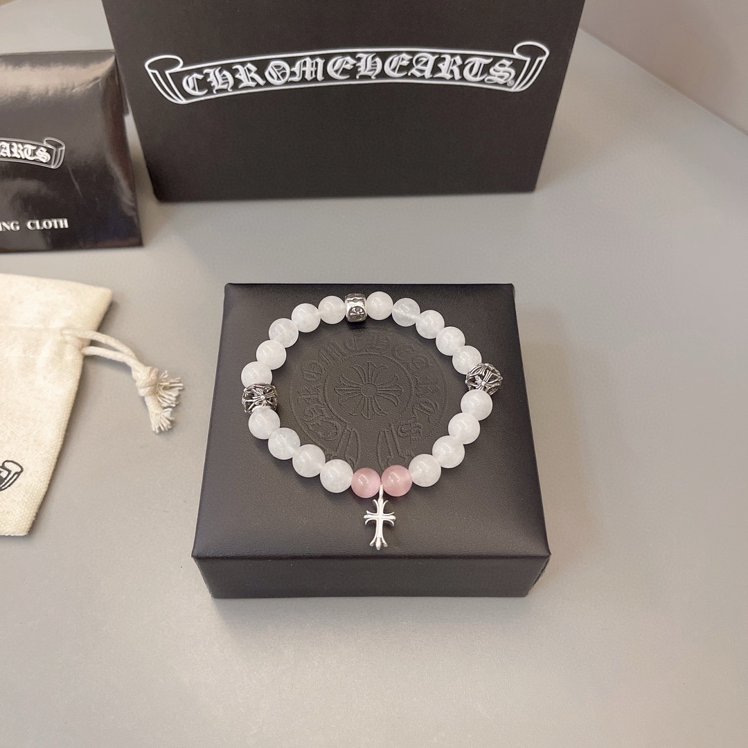 크롬하츠(CHROME HEARTS) 빈티지 크로스 비즈 팔찌 악세사리