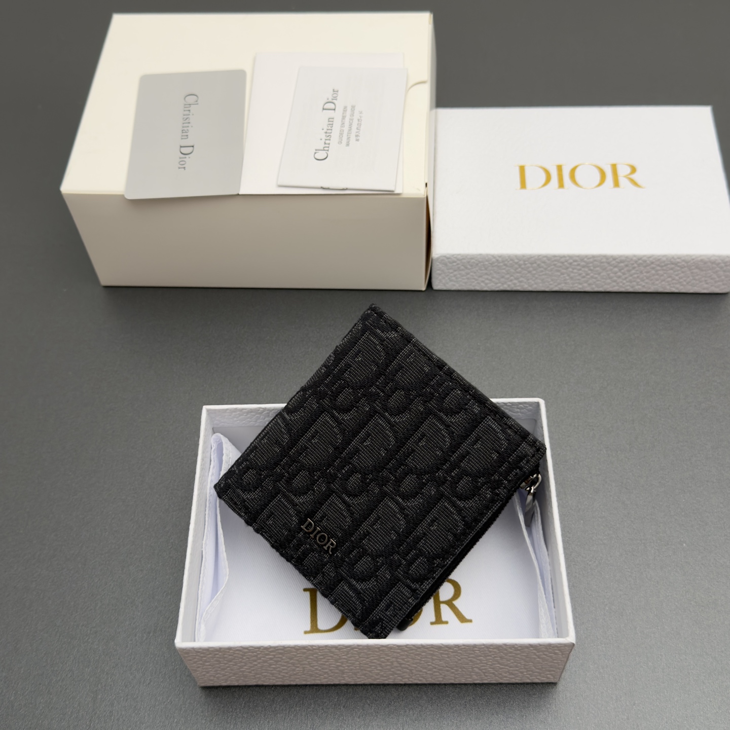 Dior 디올 맨즈 버티컬 바이폴드 지갑