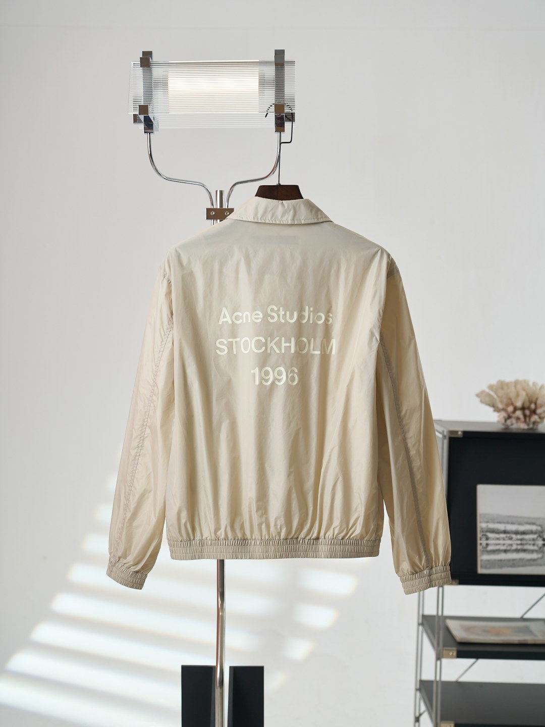 아크네(Acne studios) 로고 테크 집업 재킷 상의 의류
