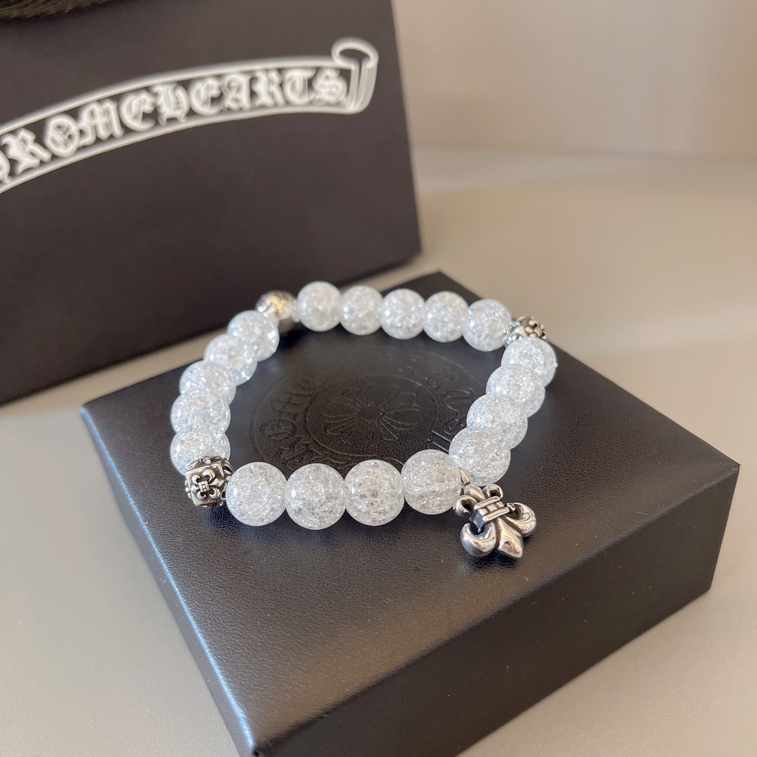 크롬하츠(CHROME HEARTS) 빈티지 크로스 비즈 팔찌 악세사리