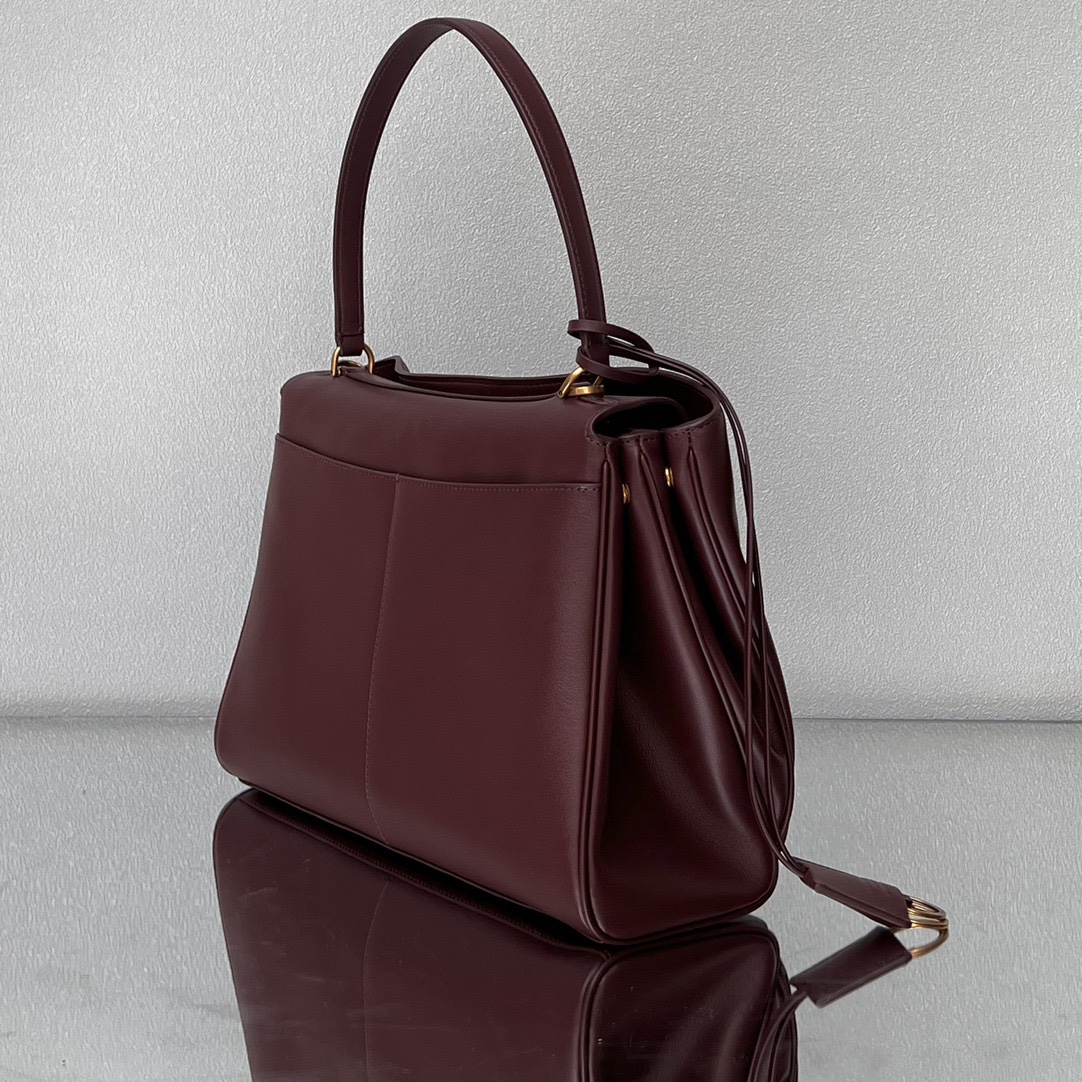 BALENCIAGA 발렌시아가 Rodeo 로데오 미디엄 핸드백 (안코라 레드 / 골드 하드웨어) 가방