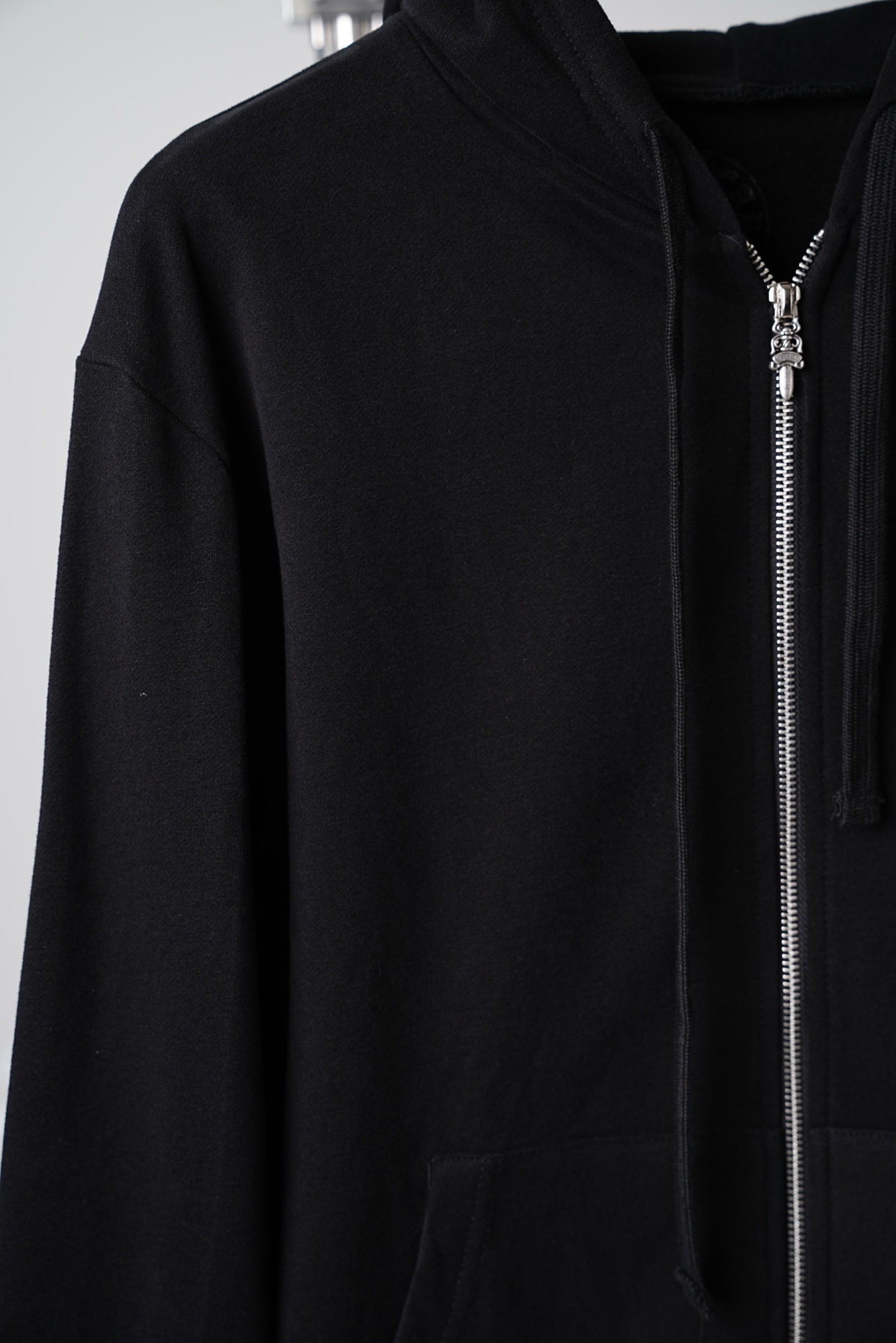 크롬하츠(CHROME HEARTS) 로고 프린트 후드 집업 상의 의류