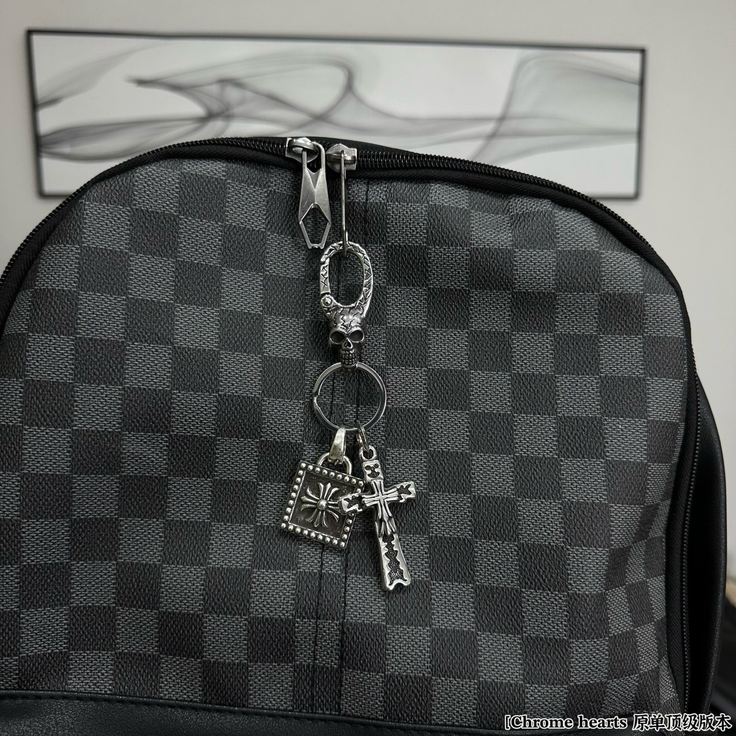 크롬하츠(CHROME HEARTS) 실버 키링 백참 악세사리