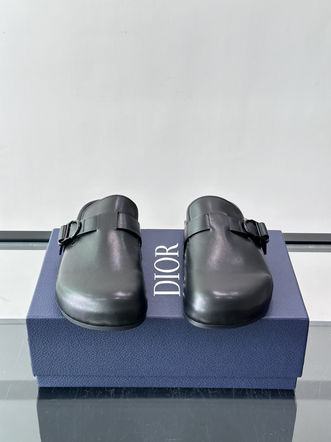[Dior] 디올 아쿠아(Aqua) 스웨이드 뮬 / 슬라이드 슬리퍼 신발
