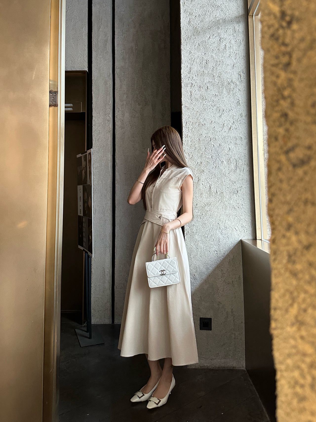 [Chanel] 샤넬 프리미엄 데님 롱 원피스 의류