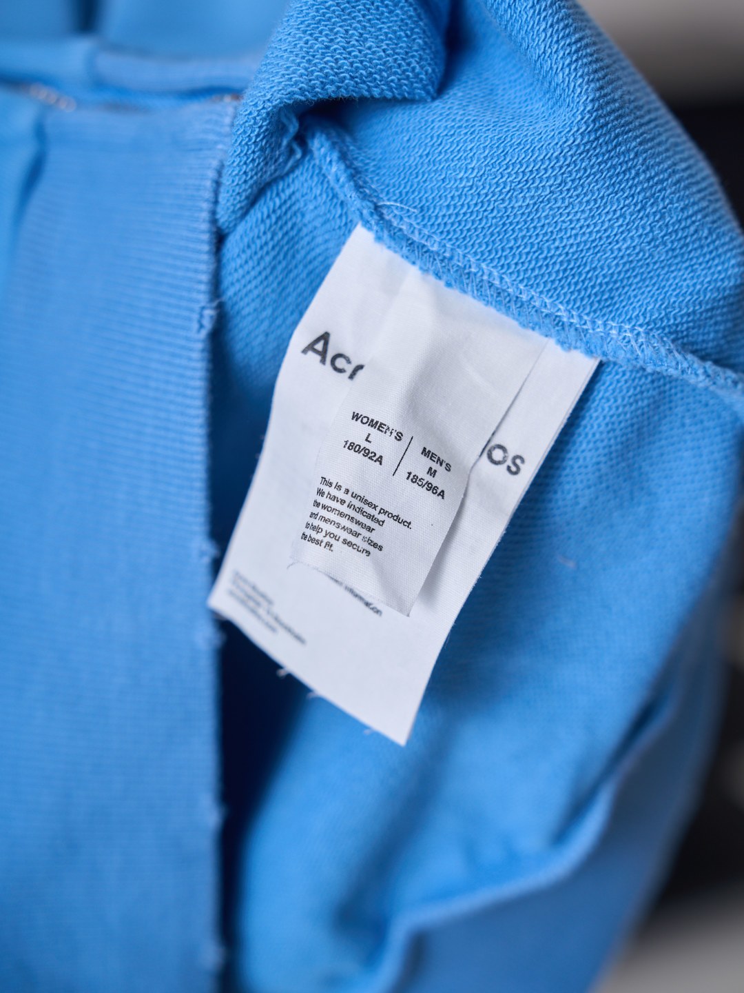 아크네(Acne studios) 빈티지 로고 집업 재킷 상의 의류