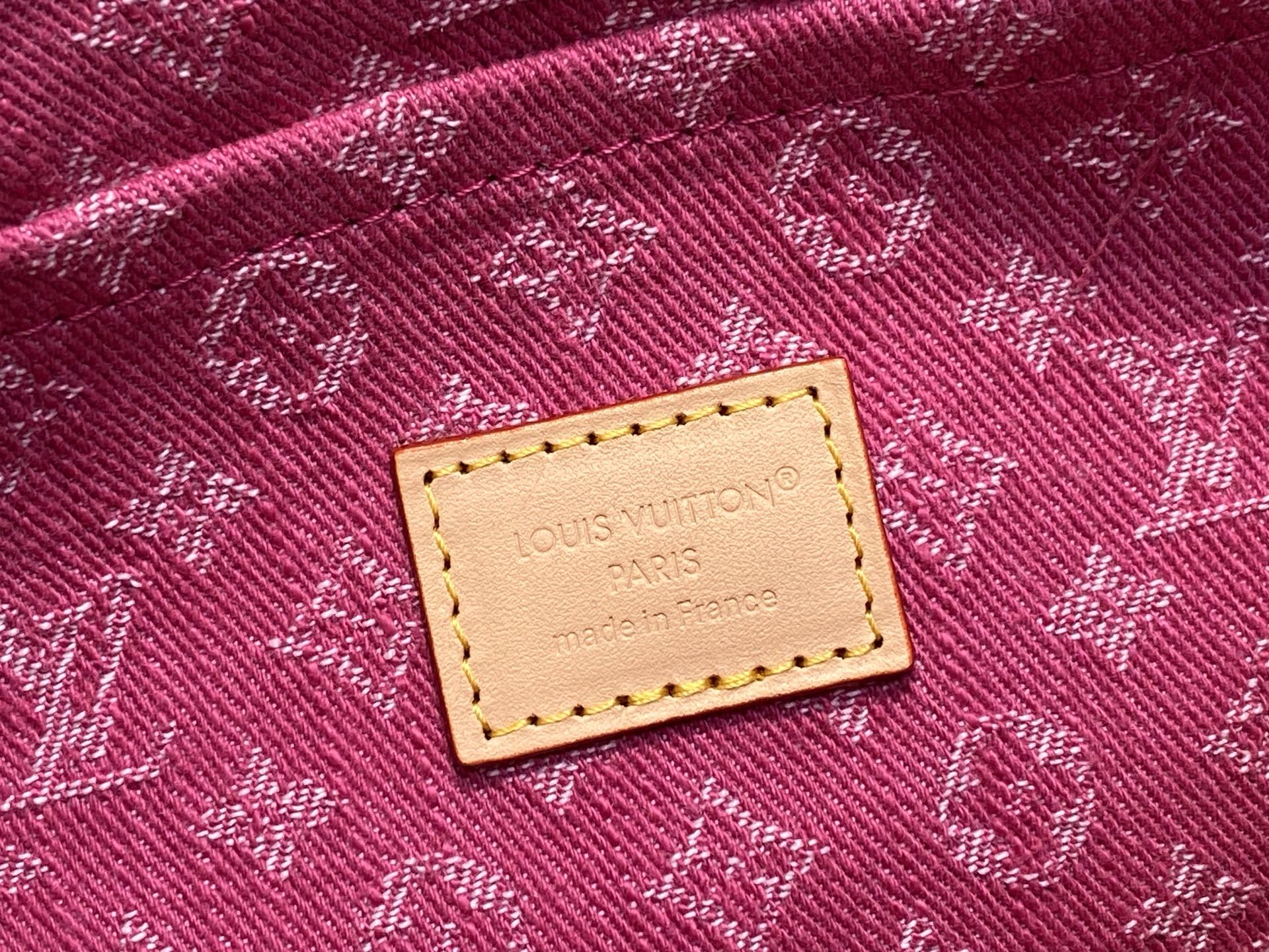 [Louis Vuitton] LV 루이비통 모노그램 데님 선셋 백 (로즈 핑크) 가방