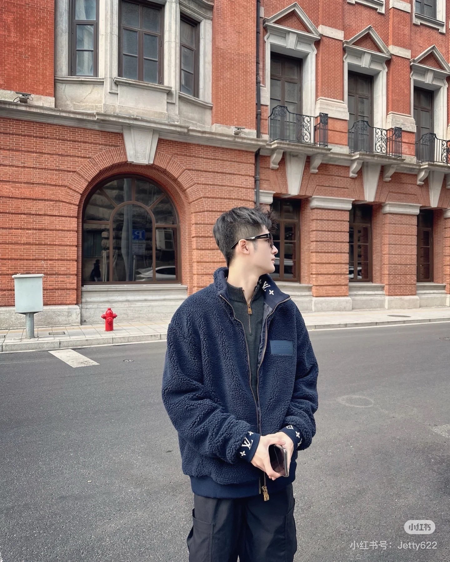 루이비통LV 테디 시어링 집업 재킷 상의 의류
