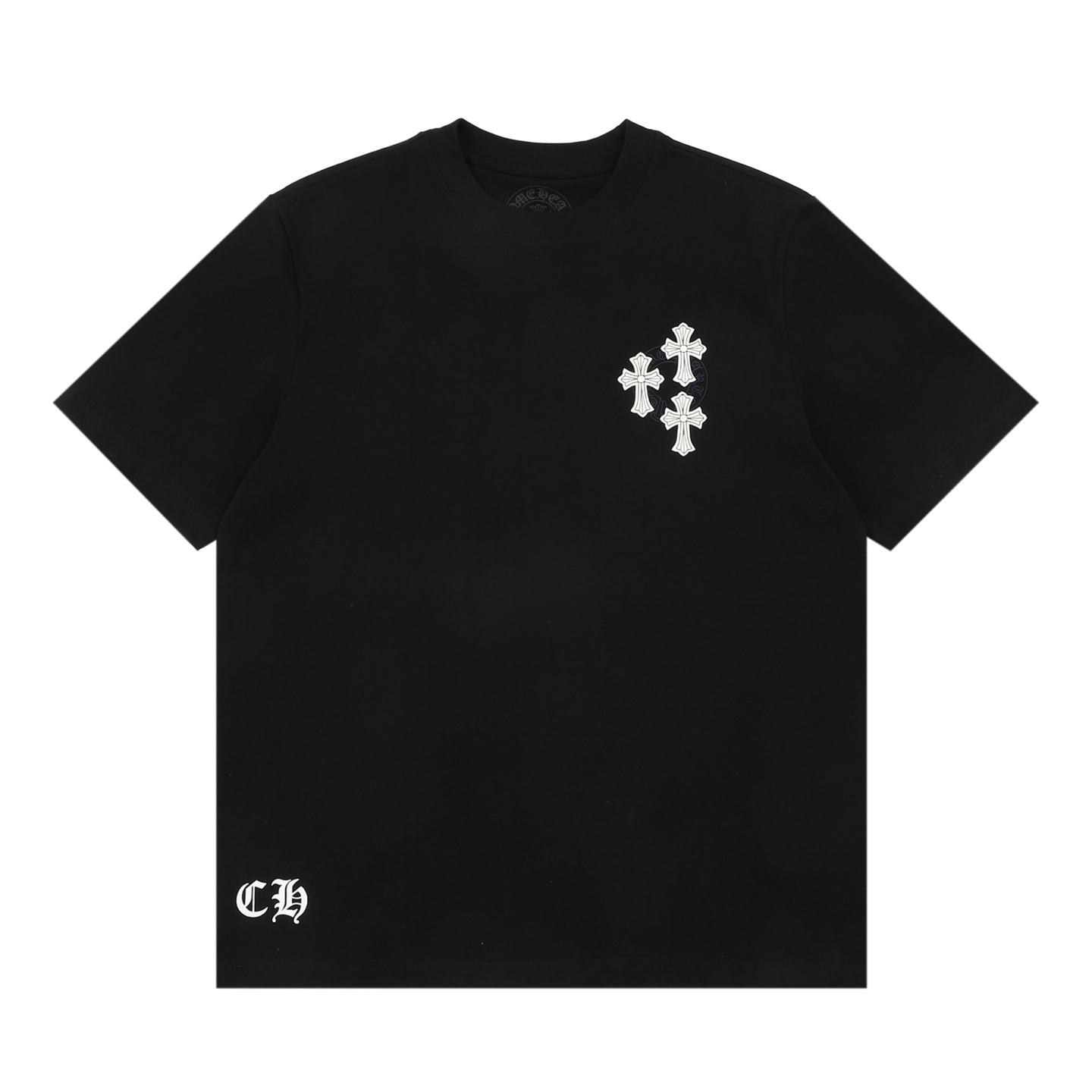 크롬하츠(CHROME HEARTS) 트리플 크로스 로고 반팔 티셔츠 상의 의류