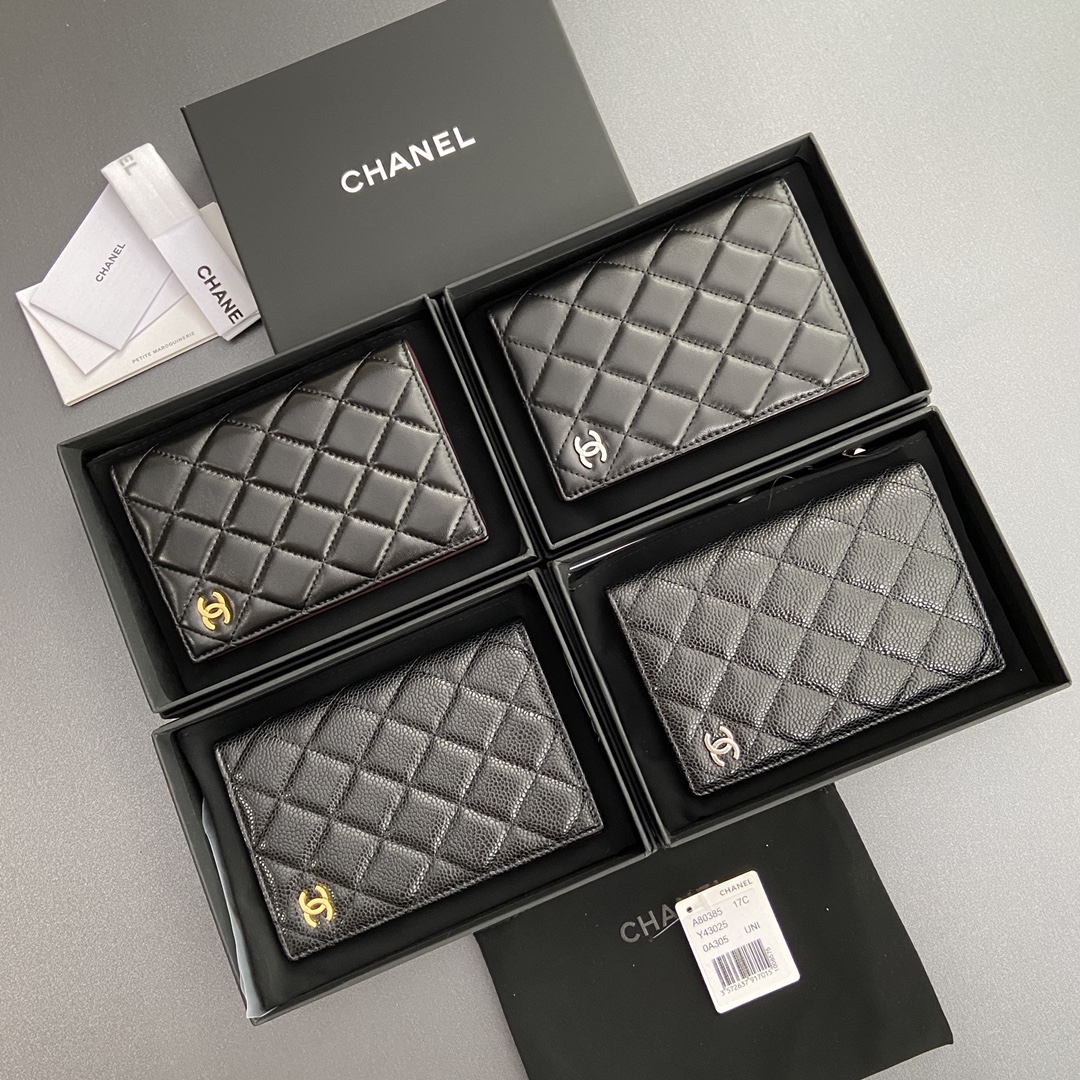 [Chanel] 샤넬 퀼팅 레더 패스포트 홀더/여권 지갑