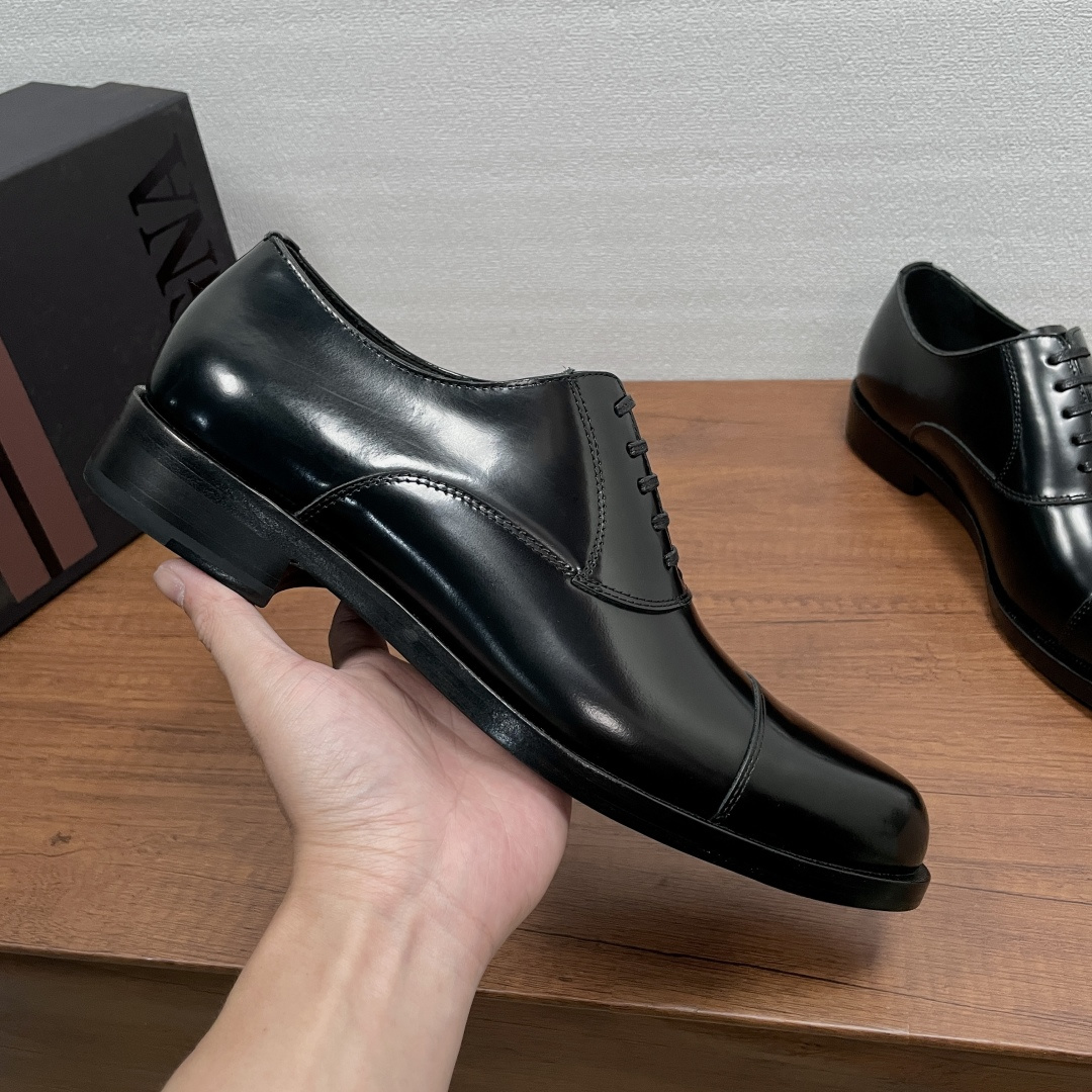Zegna 제냐 브러쉬드 오피스 정장화 (옥스퍼드) 구두 신발