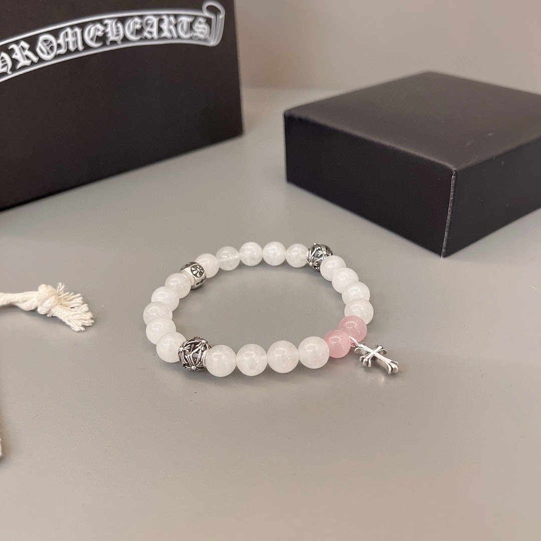 크롬하츠(CHROME HEARTS) 빈티지 크로스 비즈 팔찌 악세사리