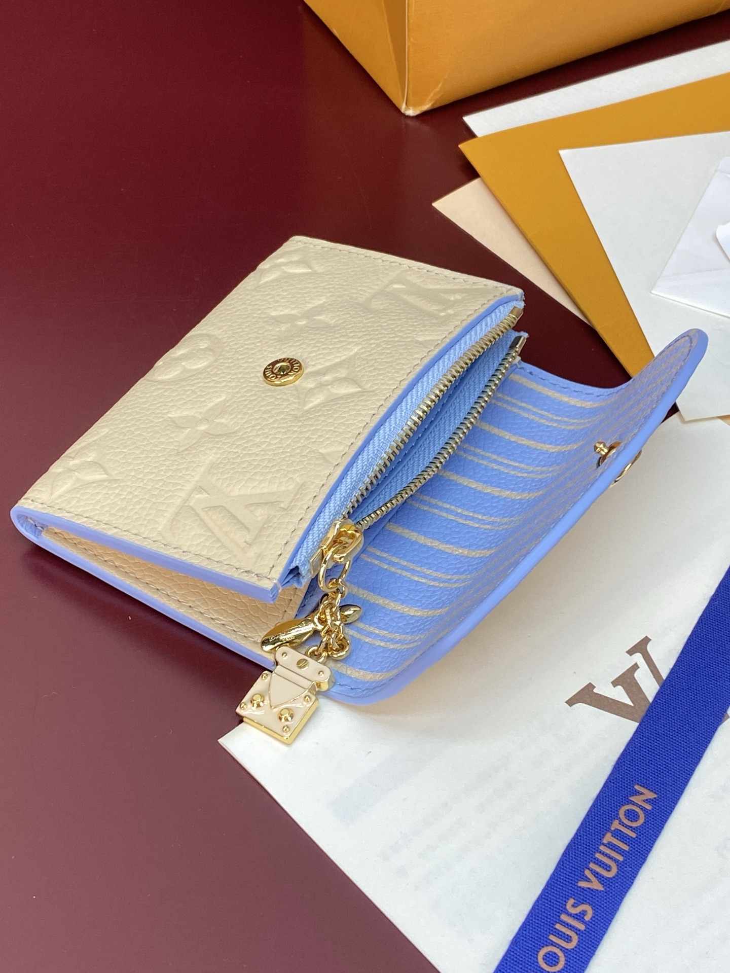 [Louis Vuitton] LV 루이비통 엠프레인 하이 섬머 Rosalie 로잘리 코인 지갑 M29805
