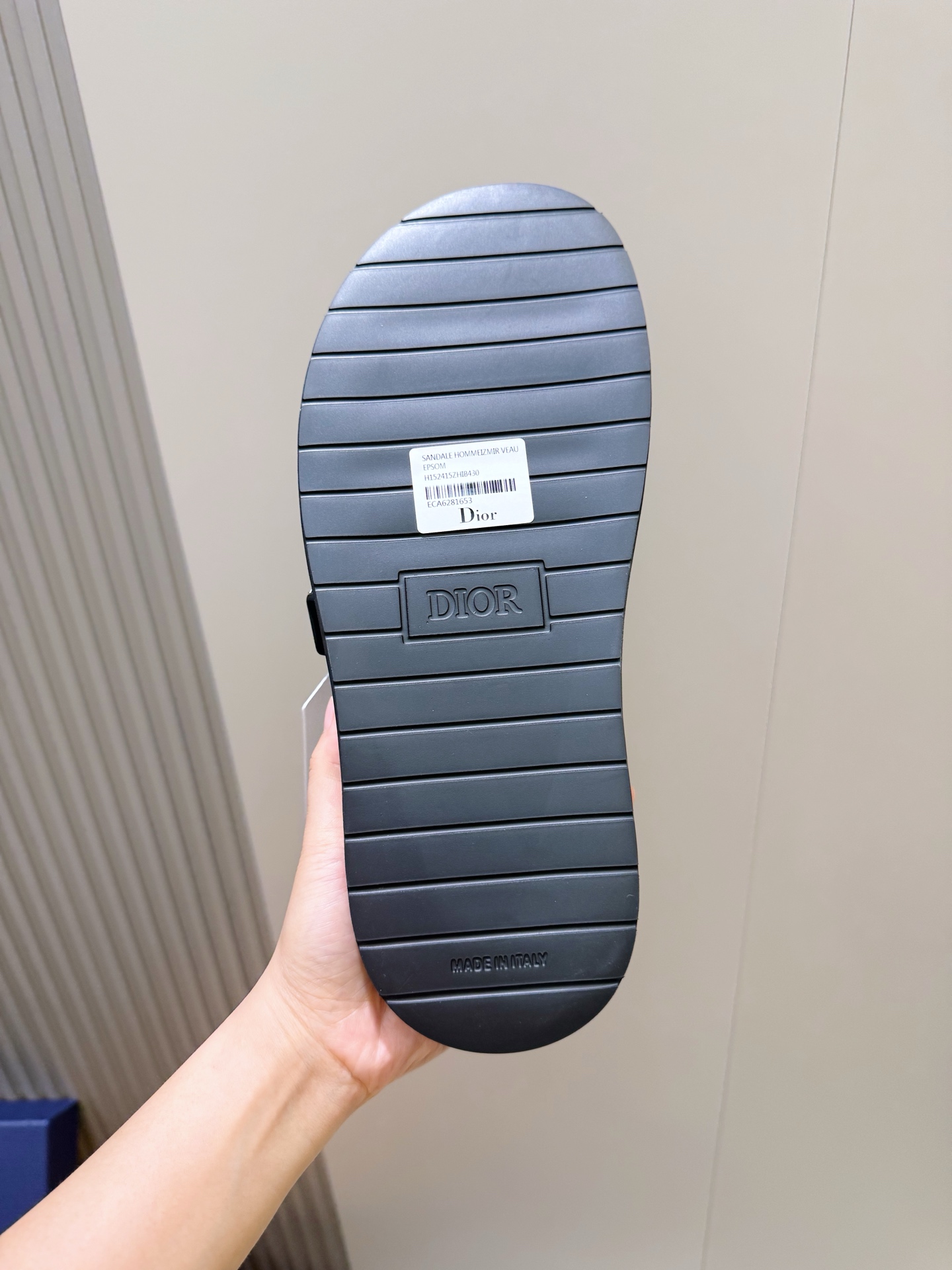 Dior 디올 Aqua 남성 슬라이드 샌들 슬리퍼 신발