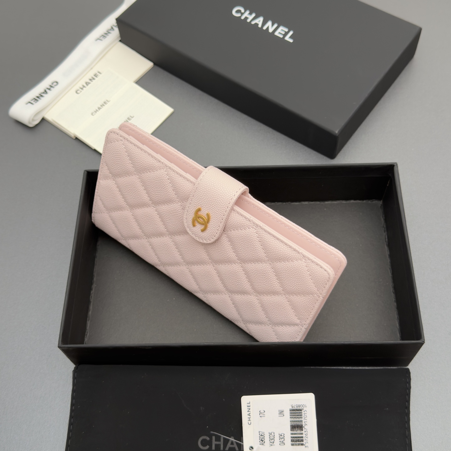 Chanel 샤넬 퀼팅 롱 월렛 지갑 복제