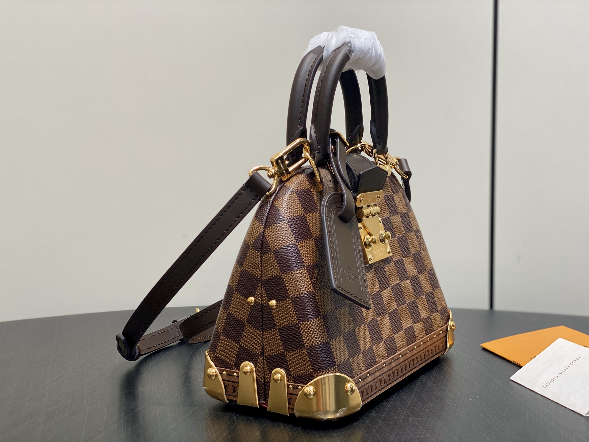 [Louis Vuitton] LV 루이비통 모노그램 알마 트렁크 20 (브라운 모노그램) 가방