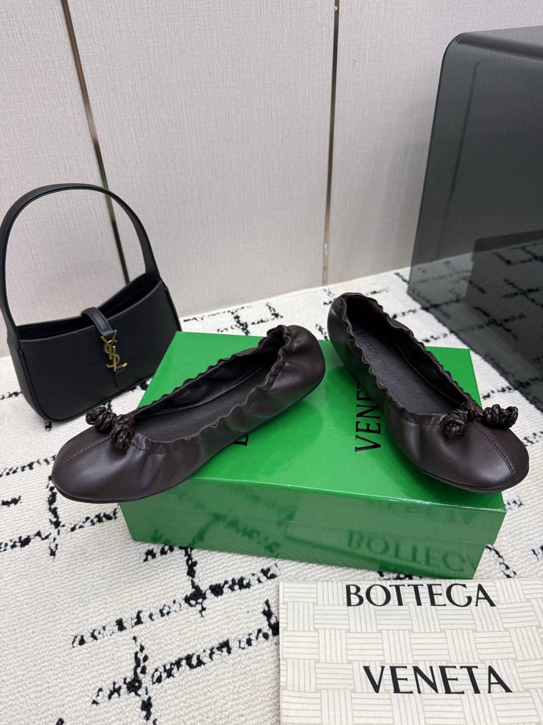 보테가 베네타(BOTTEGA VENETA) 판타스미나 발레리나 플랫 신발