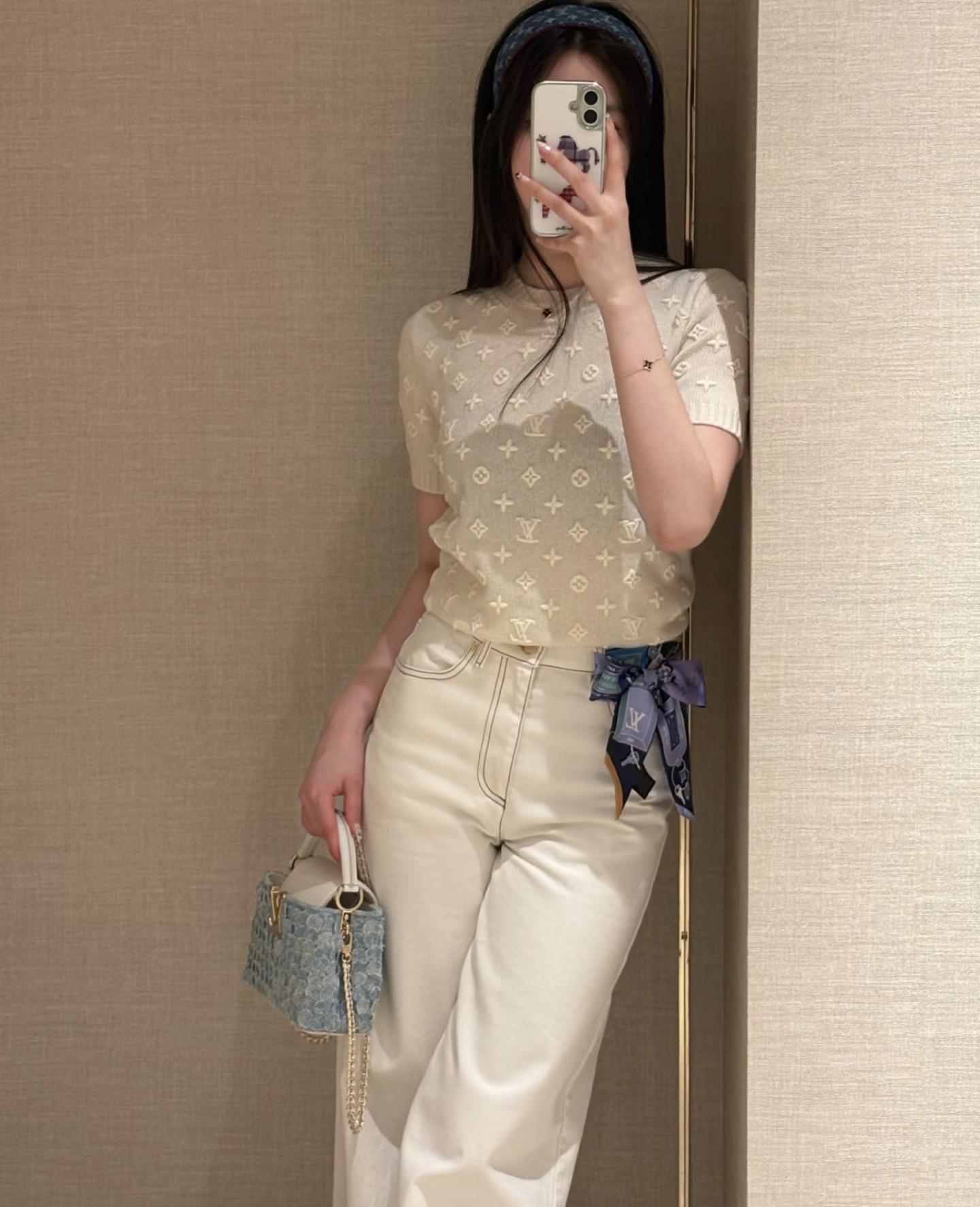 LV 루이비통 카퓌신(Capucines) 미니 백 - 데님 랑데부 컬렉션 가방