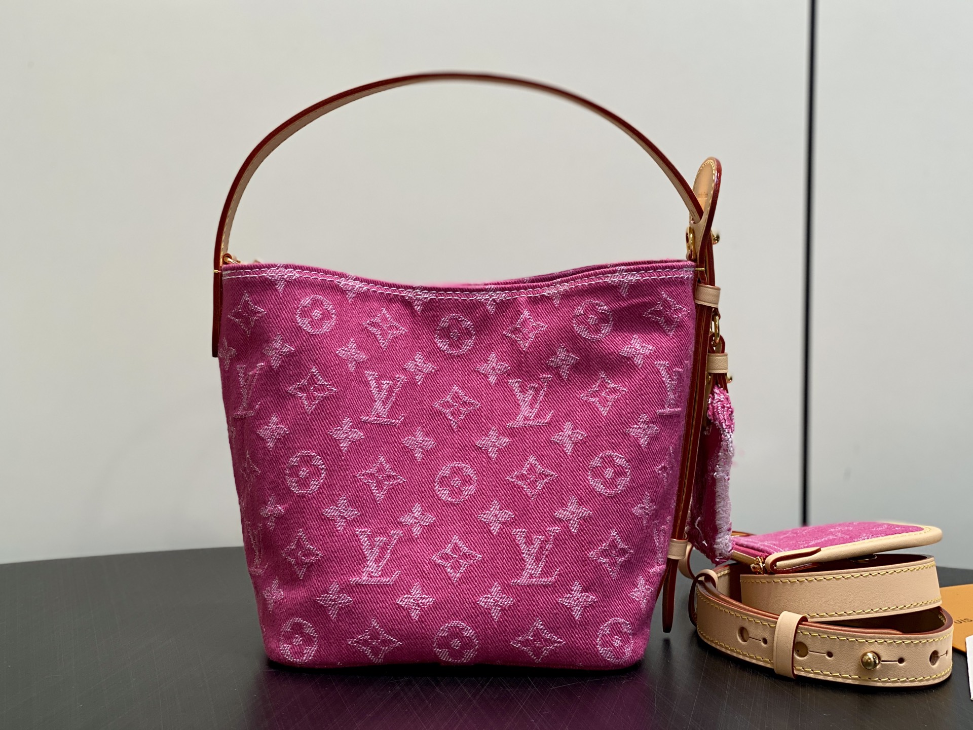 [Louis Vuitton] LV 루이비통 데님 랑데뷰 ALL IN BB 올 인 BB 버킷백 가방