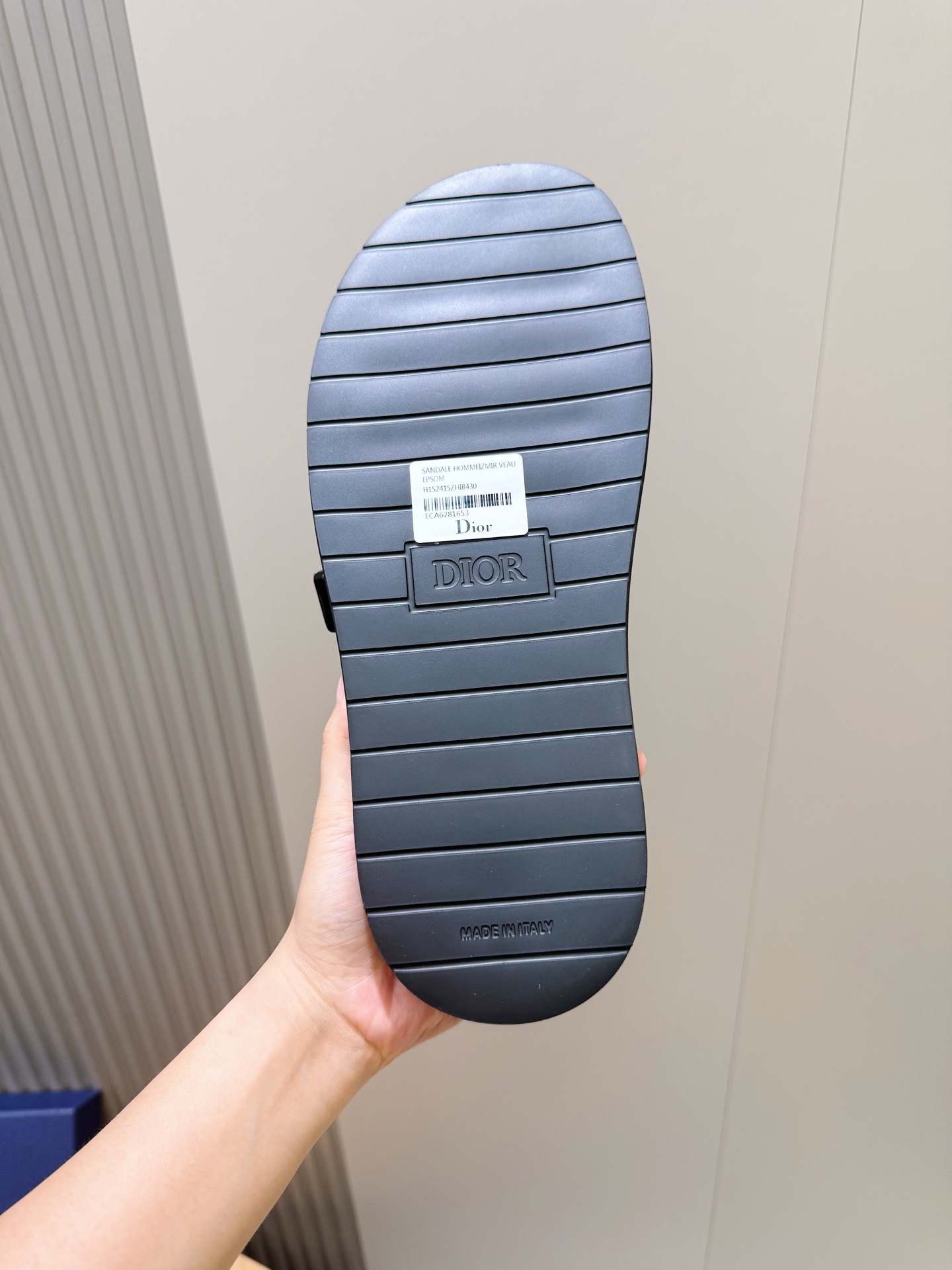 Dior 디올 Aqua 남성 슬라이드 샌들 슬리퍼 신발