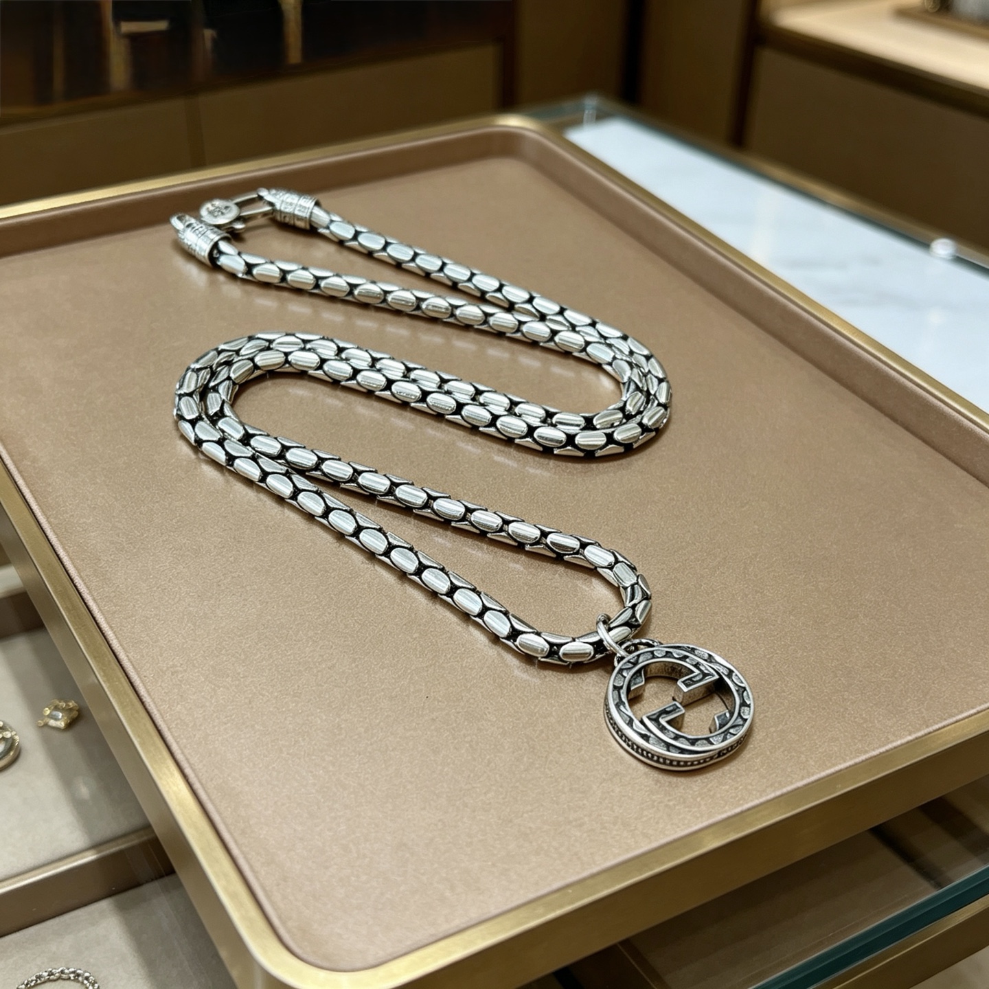 구찌(GUCCI) 빈티지 체인 목걸이 악세사리