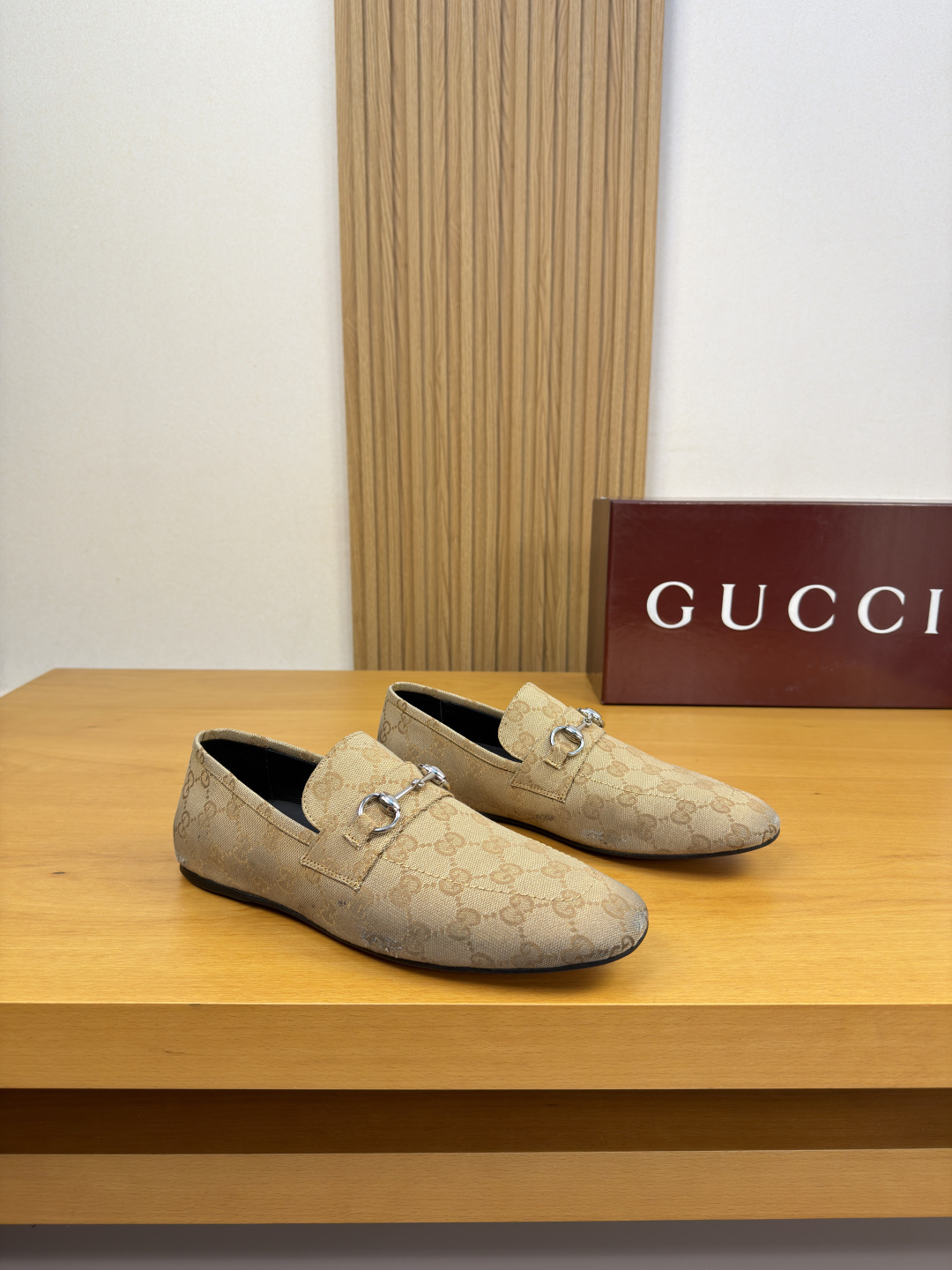 GUCCI 구찌 브랜드 패턴 빈티지 로퍼 구두 신발