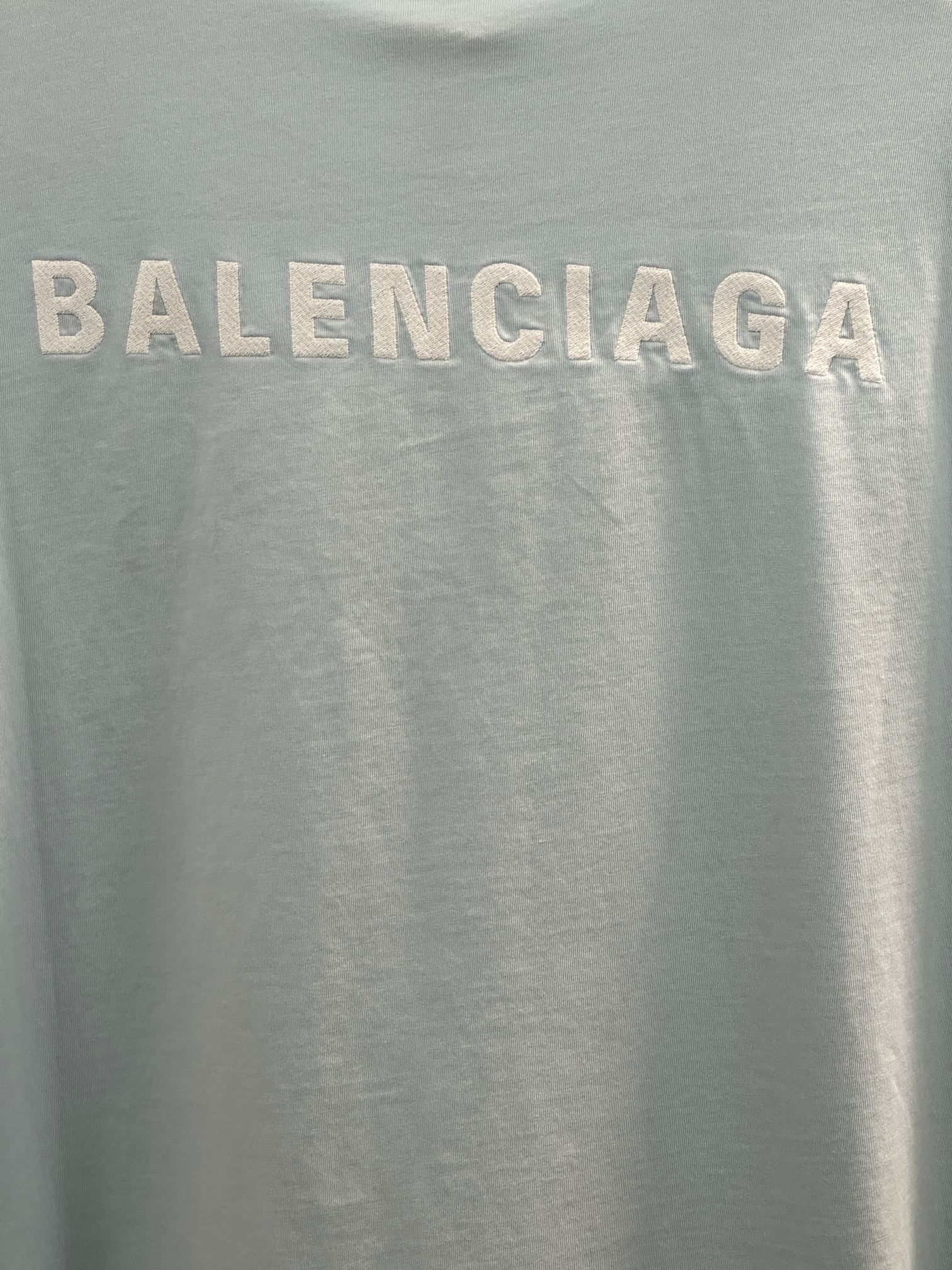 발렌시아가(BALENCIAGA) 레터링 자수 반팔 티셔츠 의류