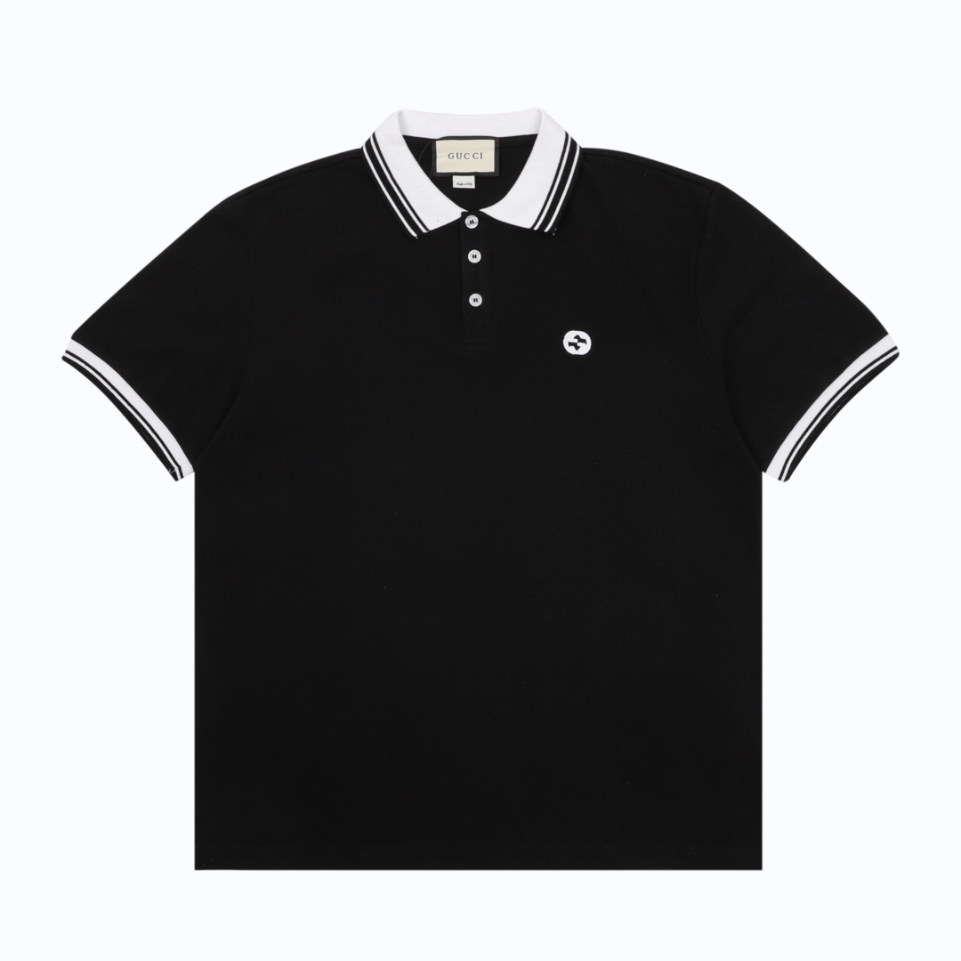 구찌(GUCCI) 자수 배색 피케 폴로셔츠 상의 의류