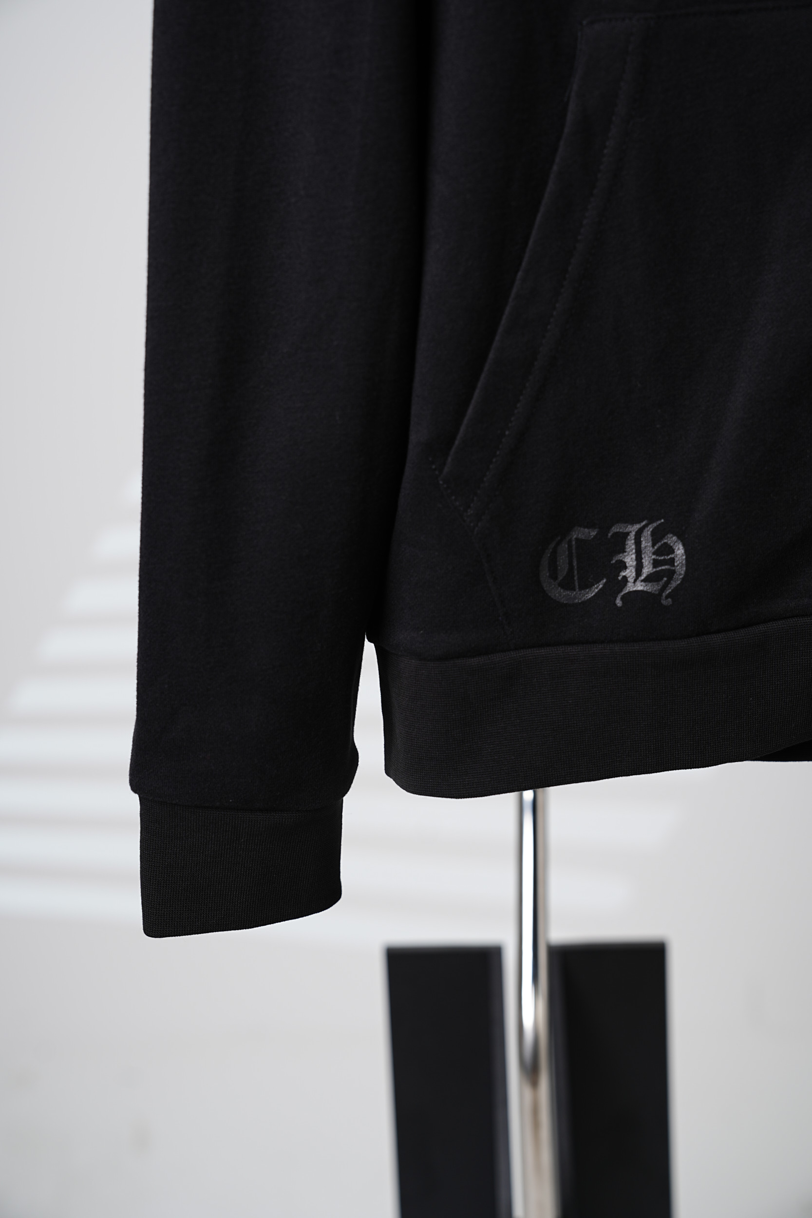 크롬하츠(CHROME HEARTS) 로고 프린트 후드 집업 상의 의류